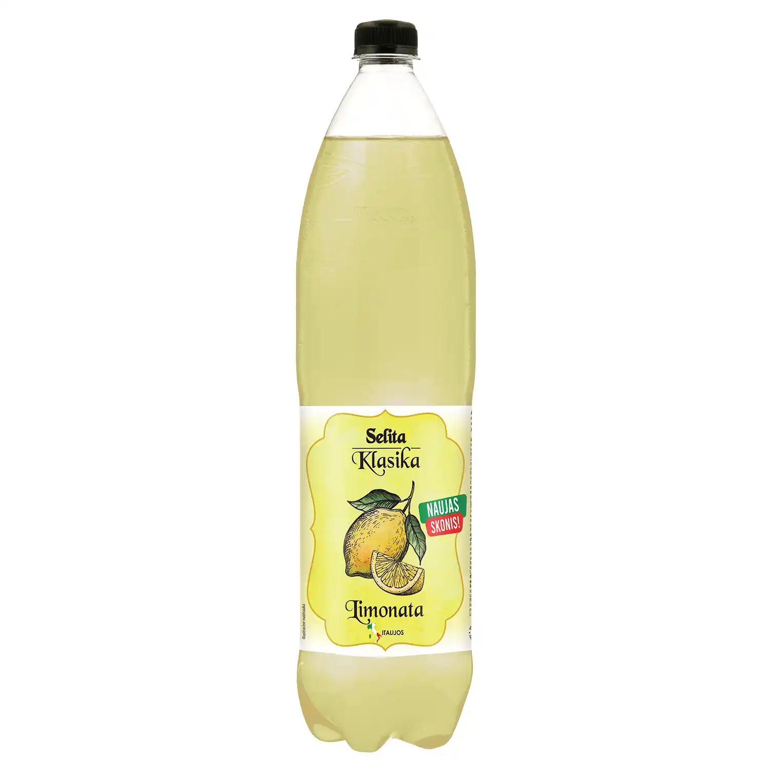 Gāz. dz. Selita ar citronu g., ar sald. 1,5l