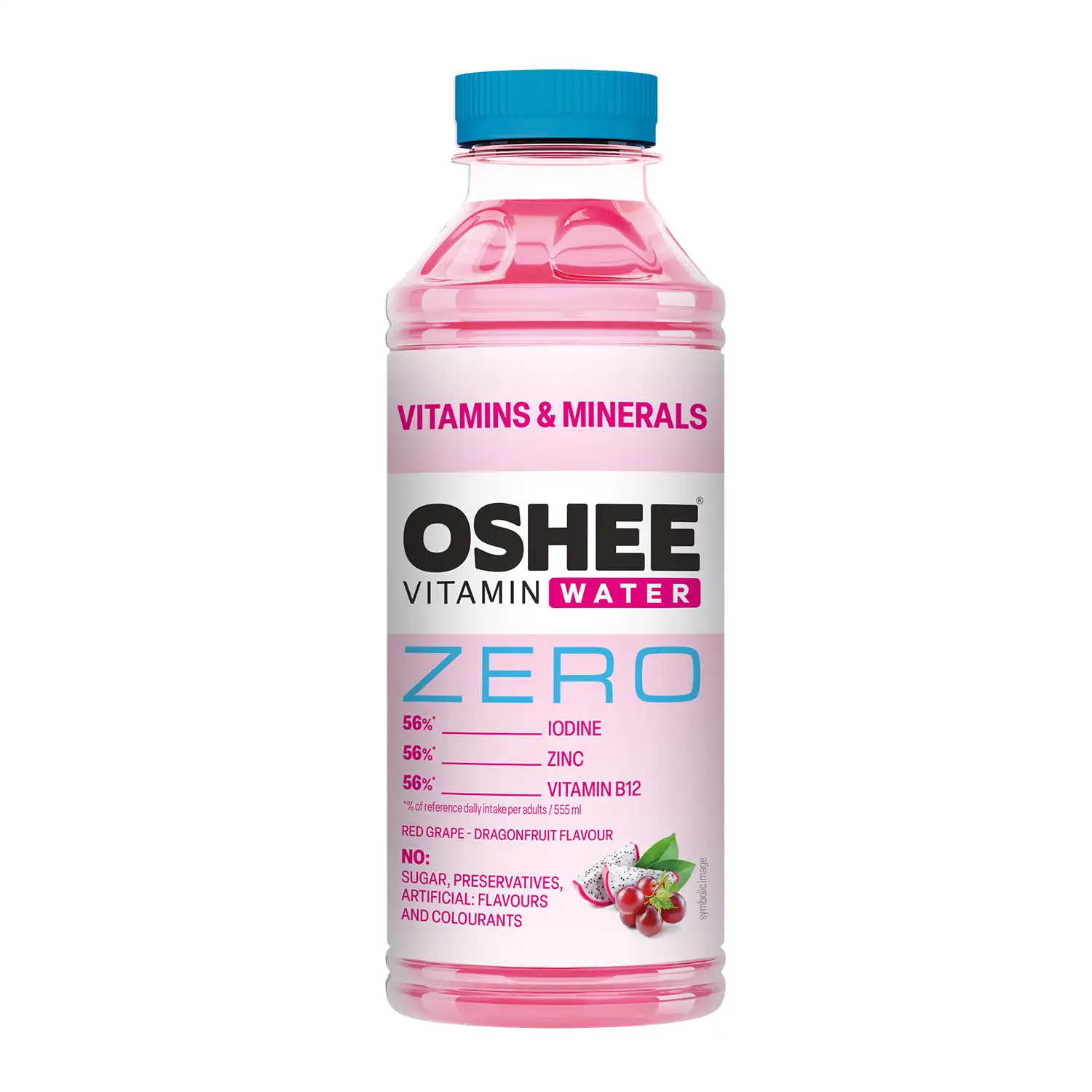 Vanduo su sald. OSHEE ZERO su vitam., 555 ml