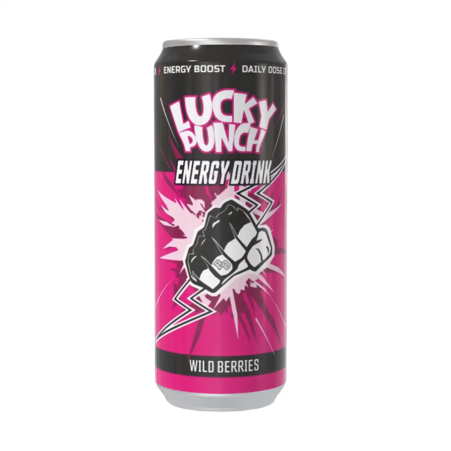 Enerģ.dzērie.Lucky Punch meža ogu garša 330ml