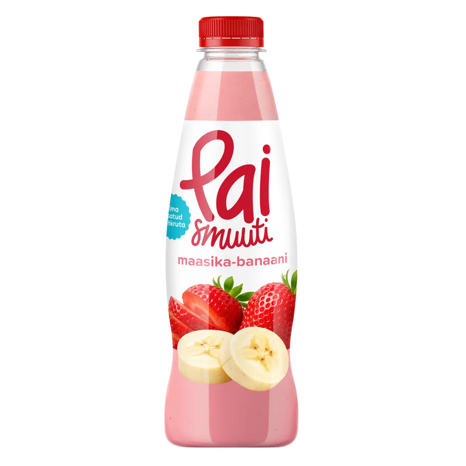 Smuuti maasika-banaani Pai 750ml