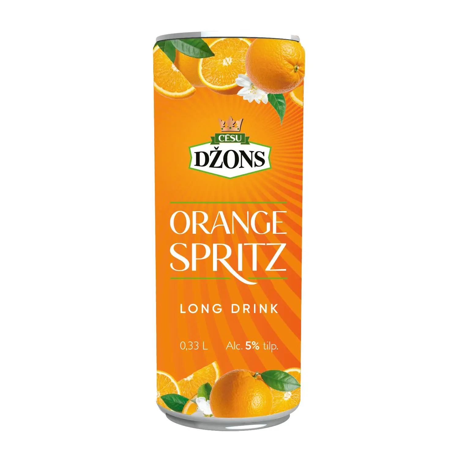 Alk. kokt. Cēsu Džons Orange Spritz 5% 0,33l