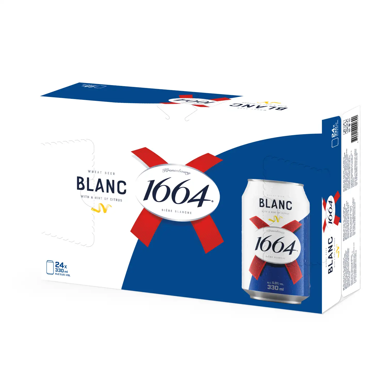 Õlu Kronenbourg 1664 Blanc 5%vol 24x0,33l