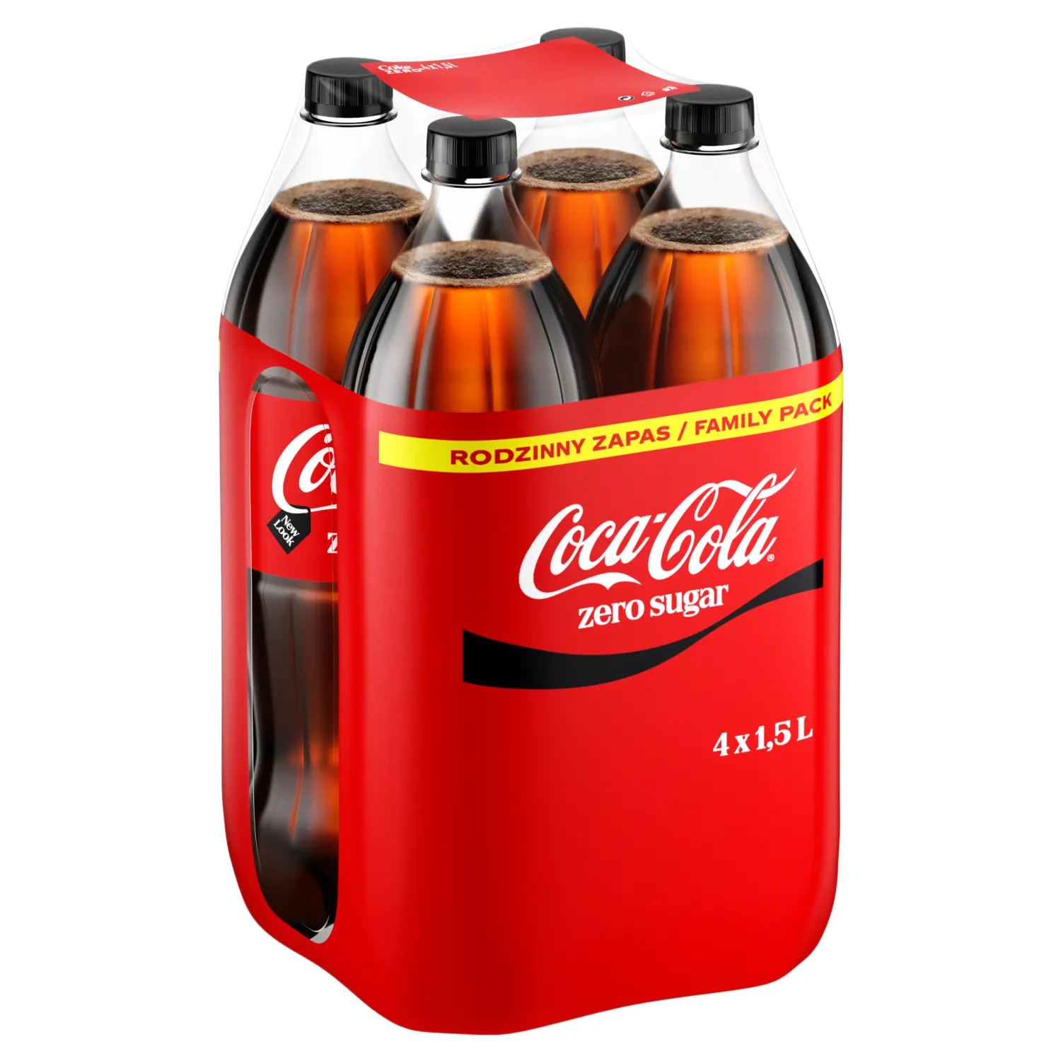 Bezalko. dzēriens Coca-cola Zero 4x1,5l