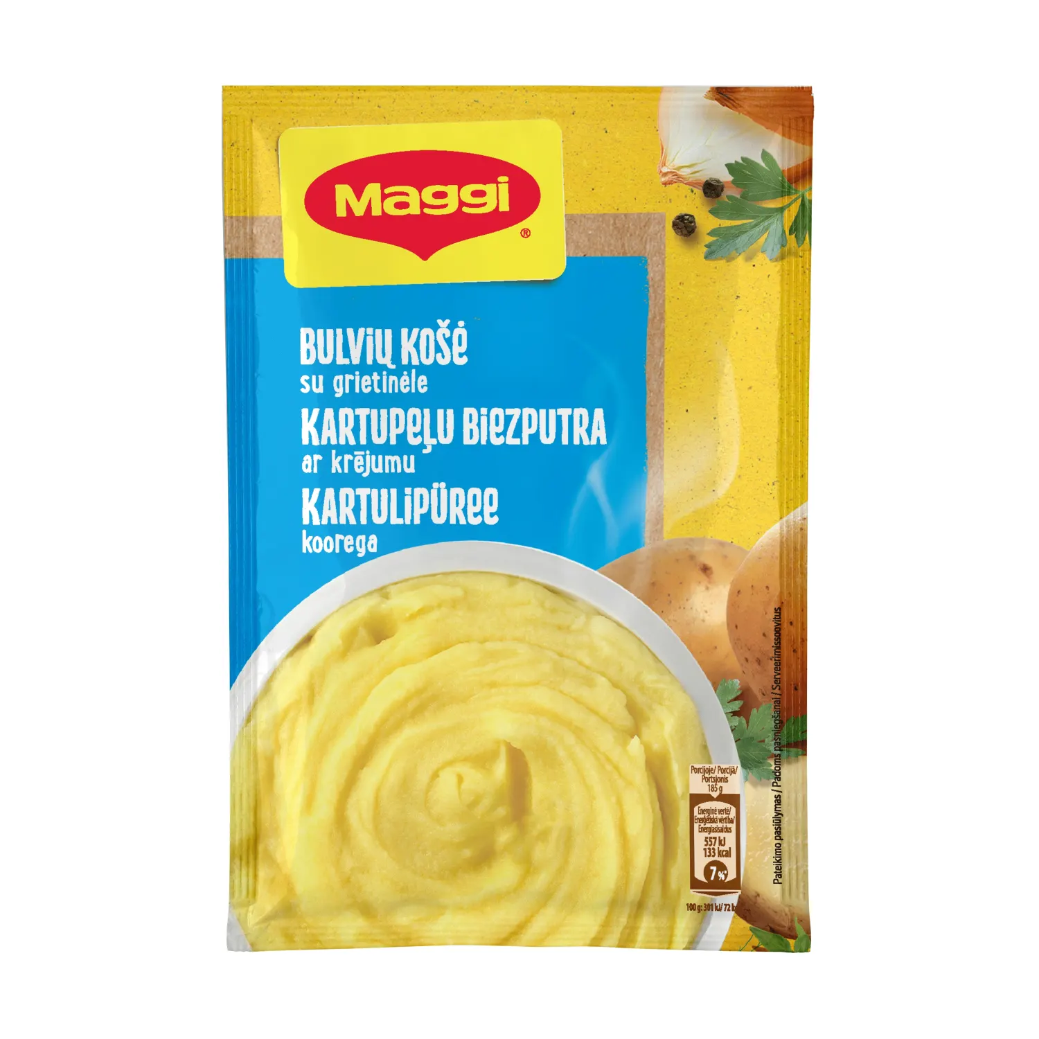 Kartulipuder rõõsakoorega 5 min. Maggi 35g