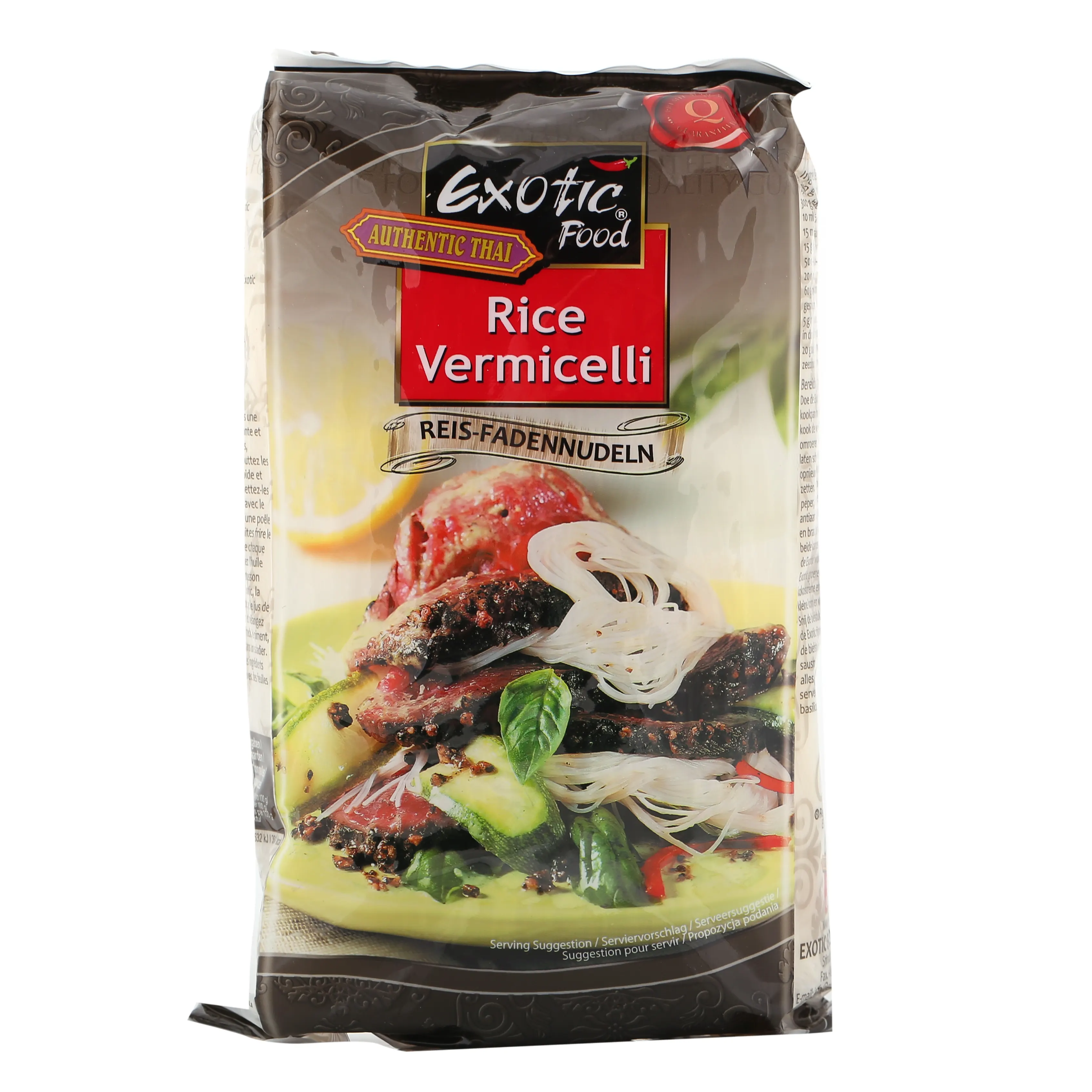 Rīsu nūdeles Exotic Food smalkās 250g