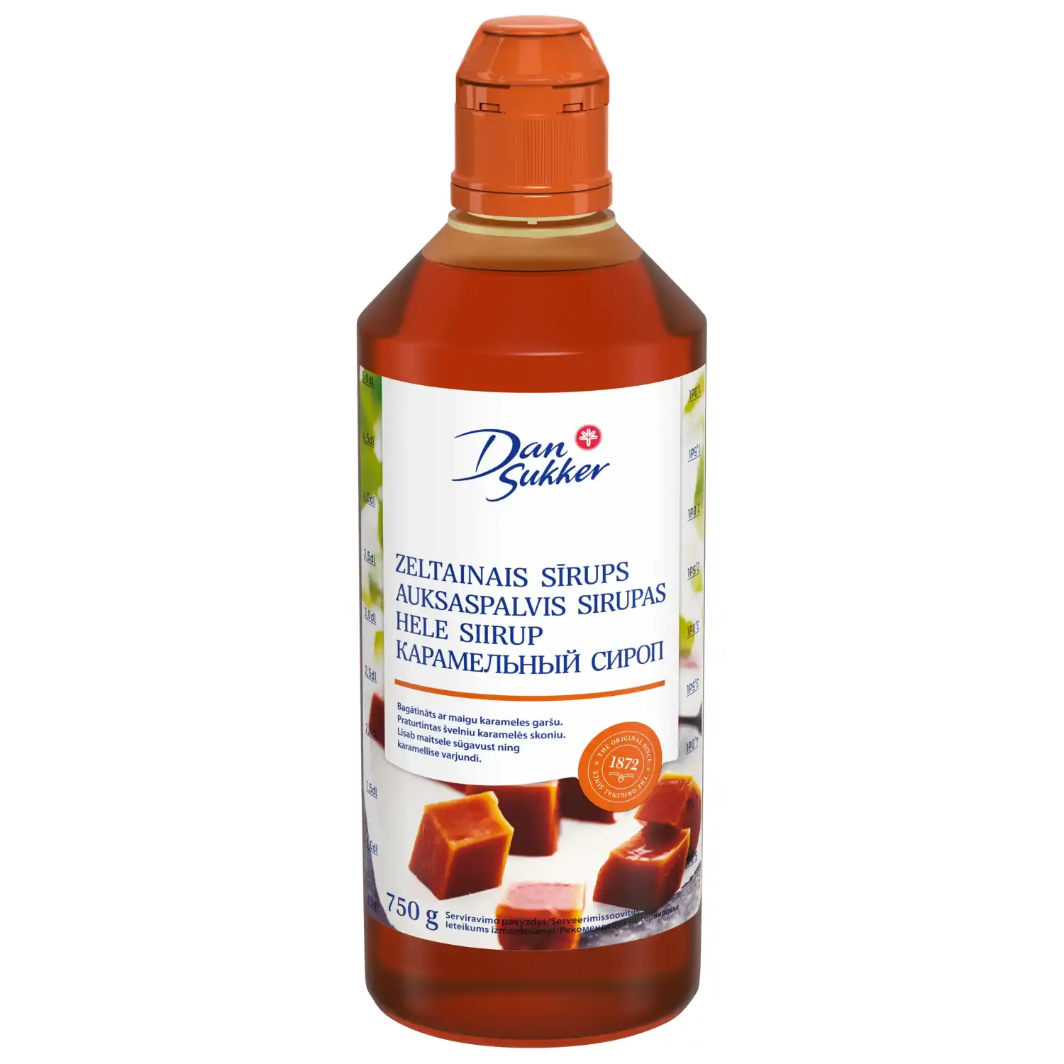 Cukura sīrups Dansukker zeltainais 750g
