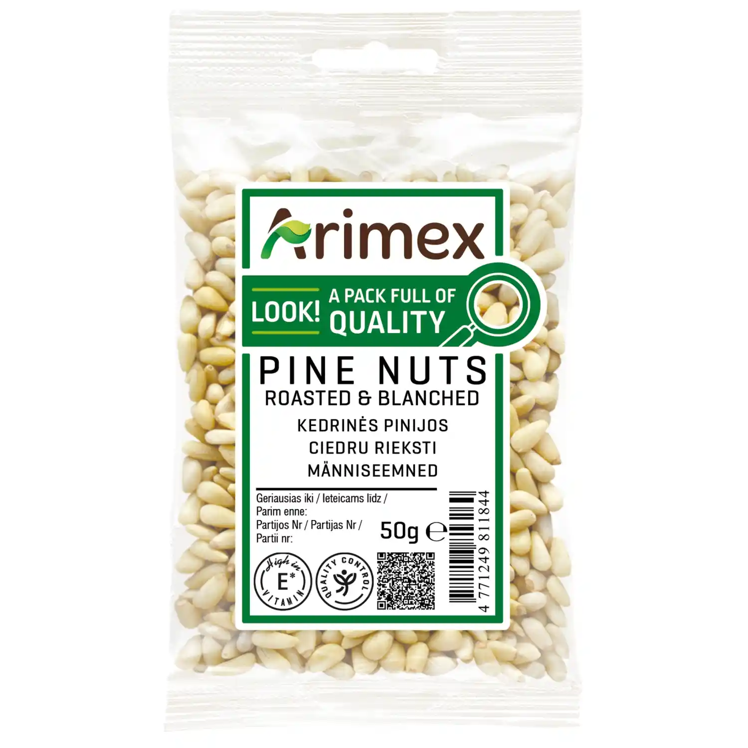 Ciedru rieksti Arimex 50g