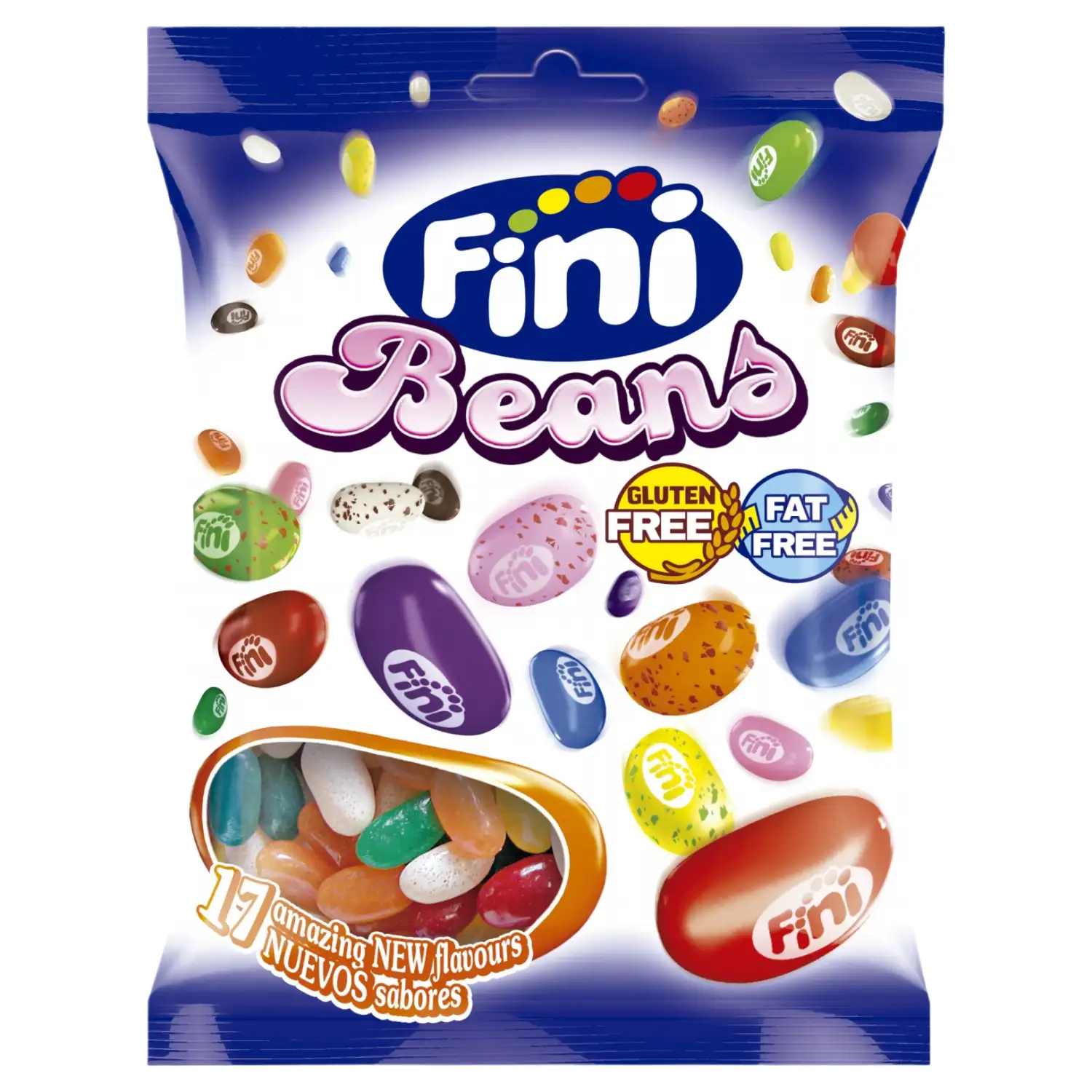Kummikommid Jelly Beans magusainega Fini 85g