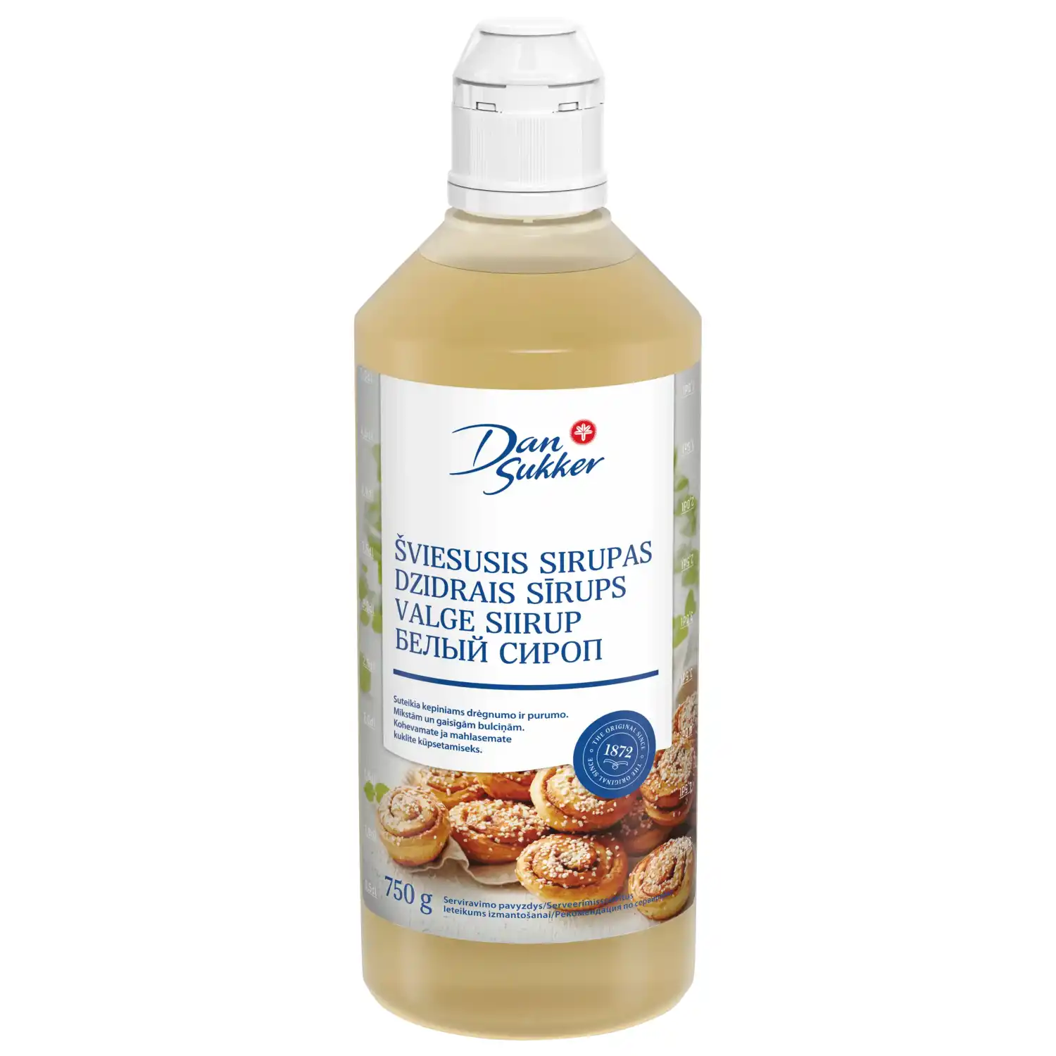 Šviesusis cukraus sirupas DAN SUKKER, 750g