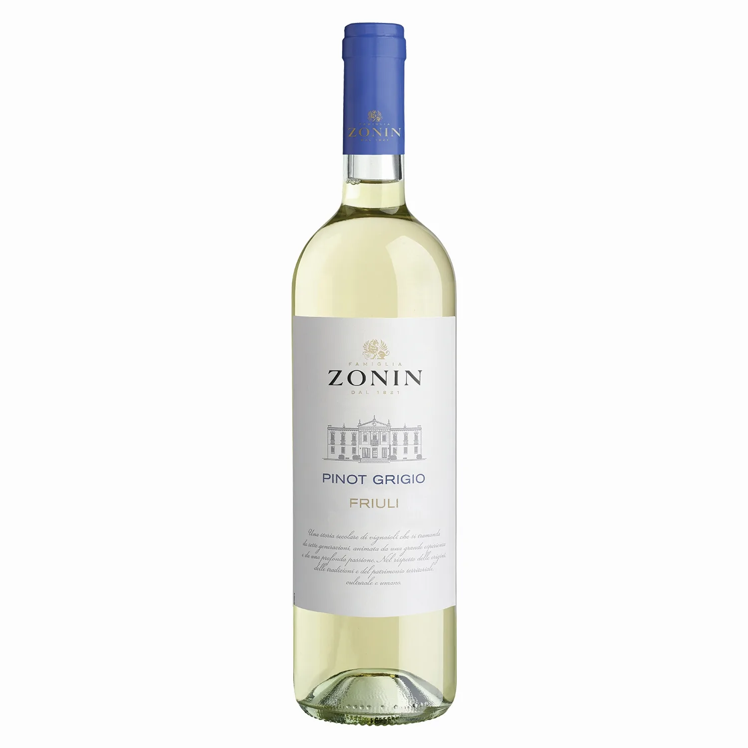 B. s. vynas ZONIN PINOT GRIGIO, 12 %, 0,75 l