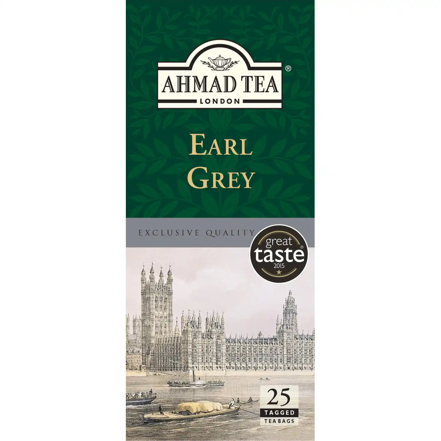 Juodoji arbata AHMAD EARL GREY, 25 pak.