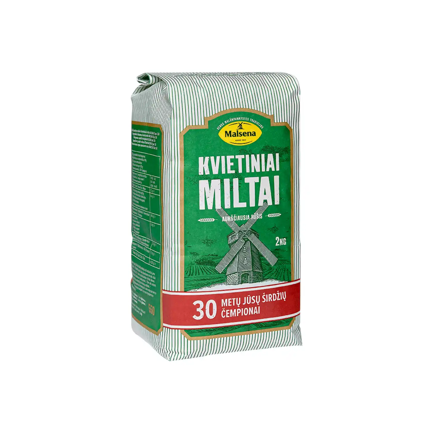 Kvietiniai miltai MALSENA, 2 kg