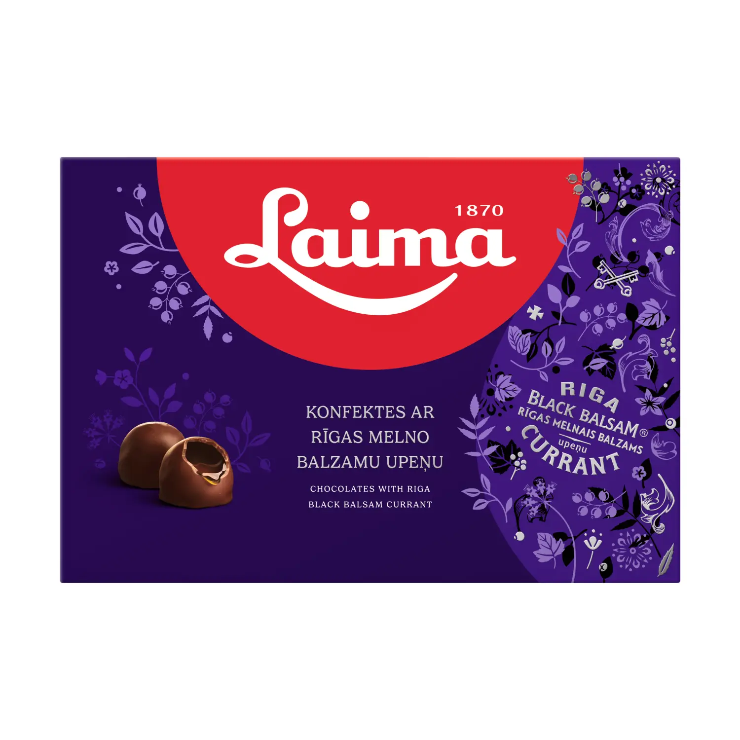 Konf. Laima ar Rīgas Melno upeņu balzamu 135g