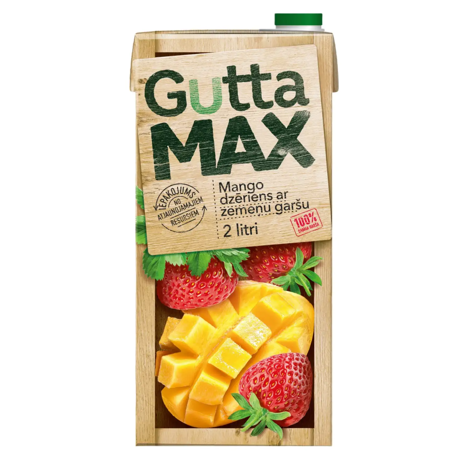 Sulas dzēriens Gutta Max mango zemeņu 2l
