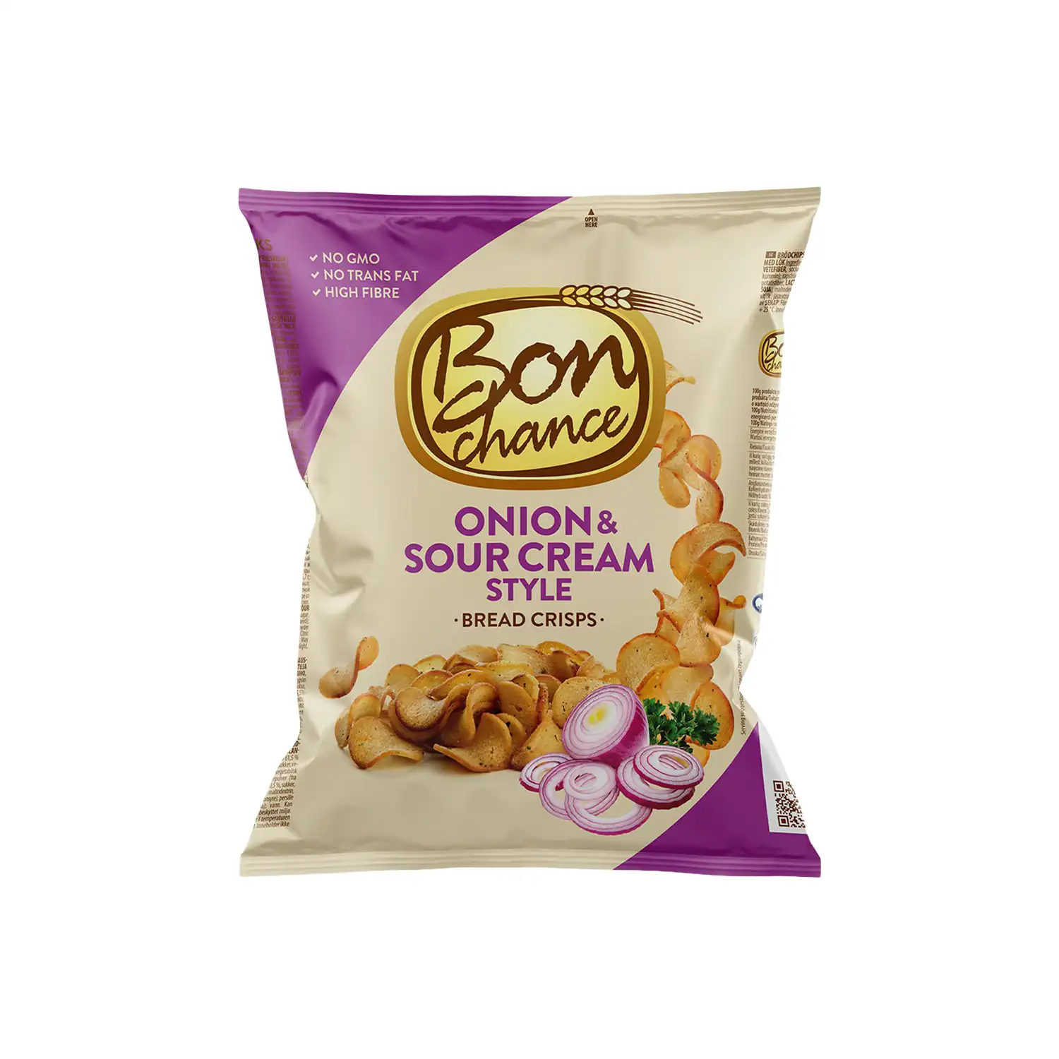 Duonos traškučiai su svog., BON CHANCE, 120g