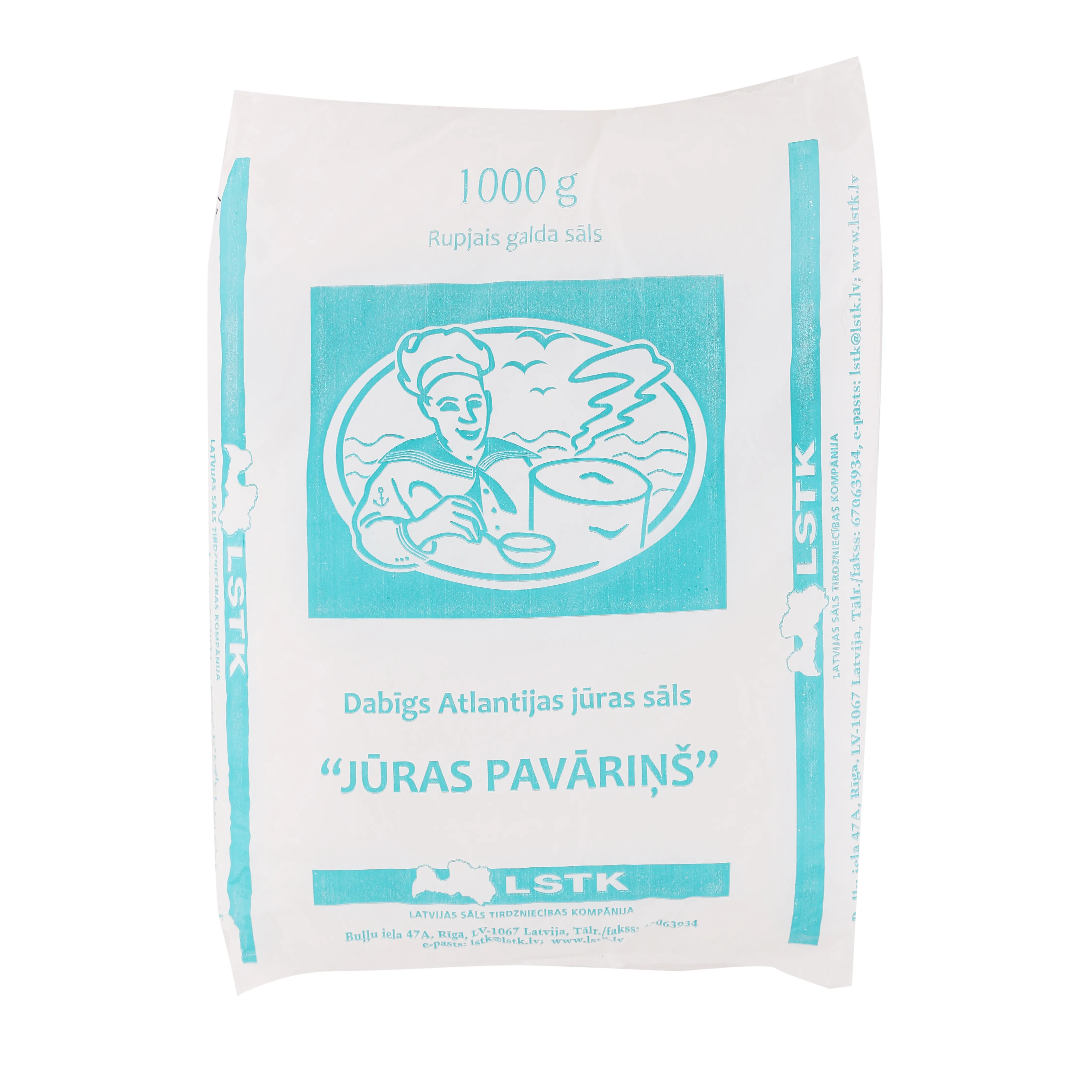Galda sāls LSTK Jūras Pavāriņš rupjais 1kg