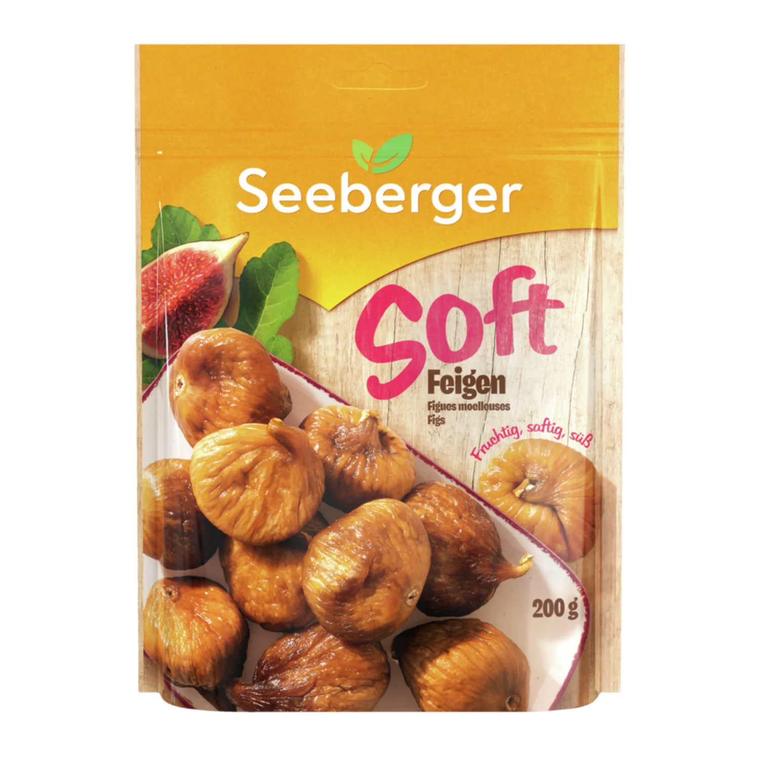 Minkštos figos SEEBERGER, 200g