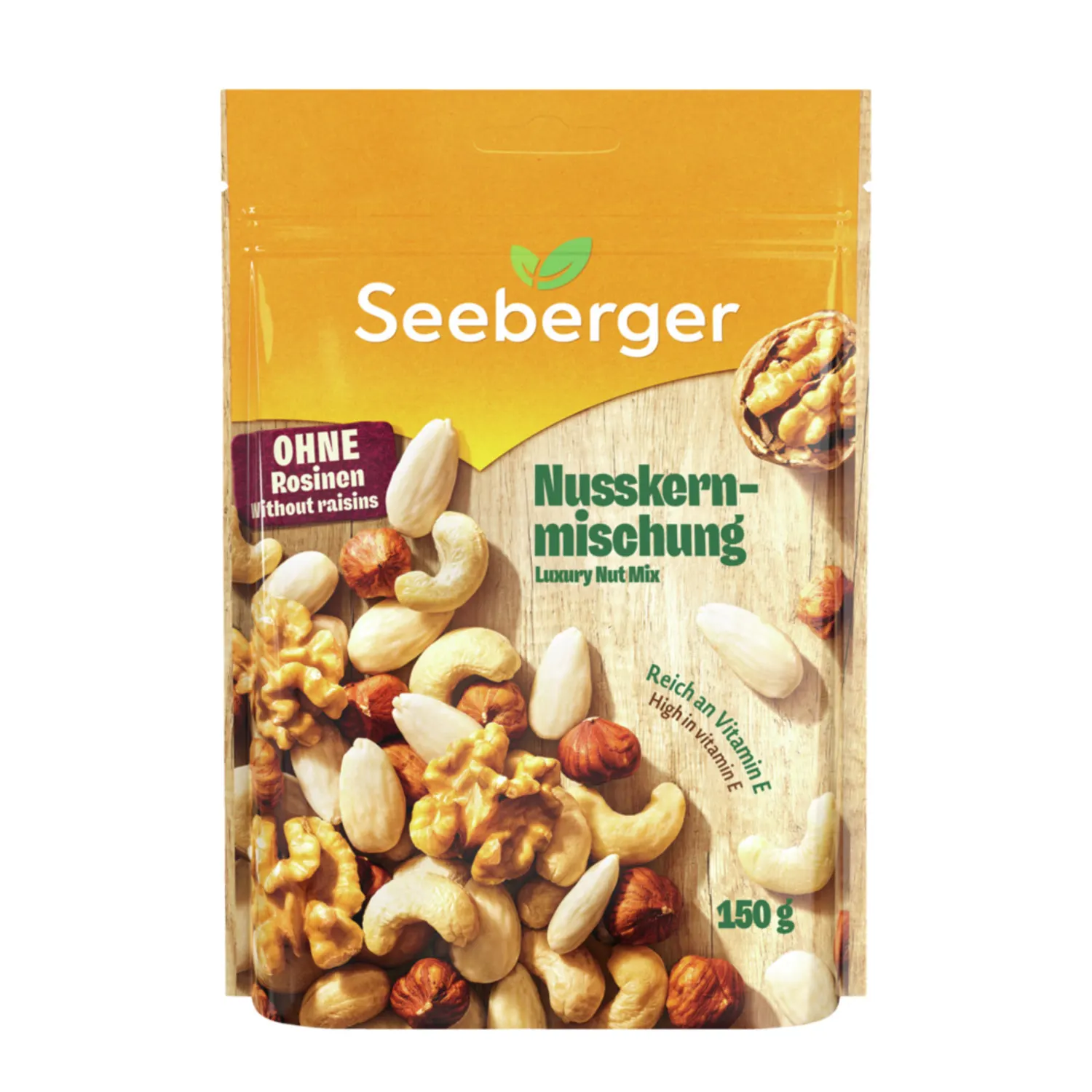 Riešutų mišinys SEEBERGER LUXURY, 150g