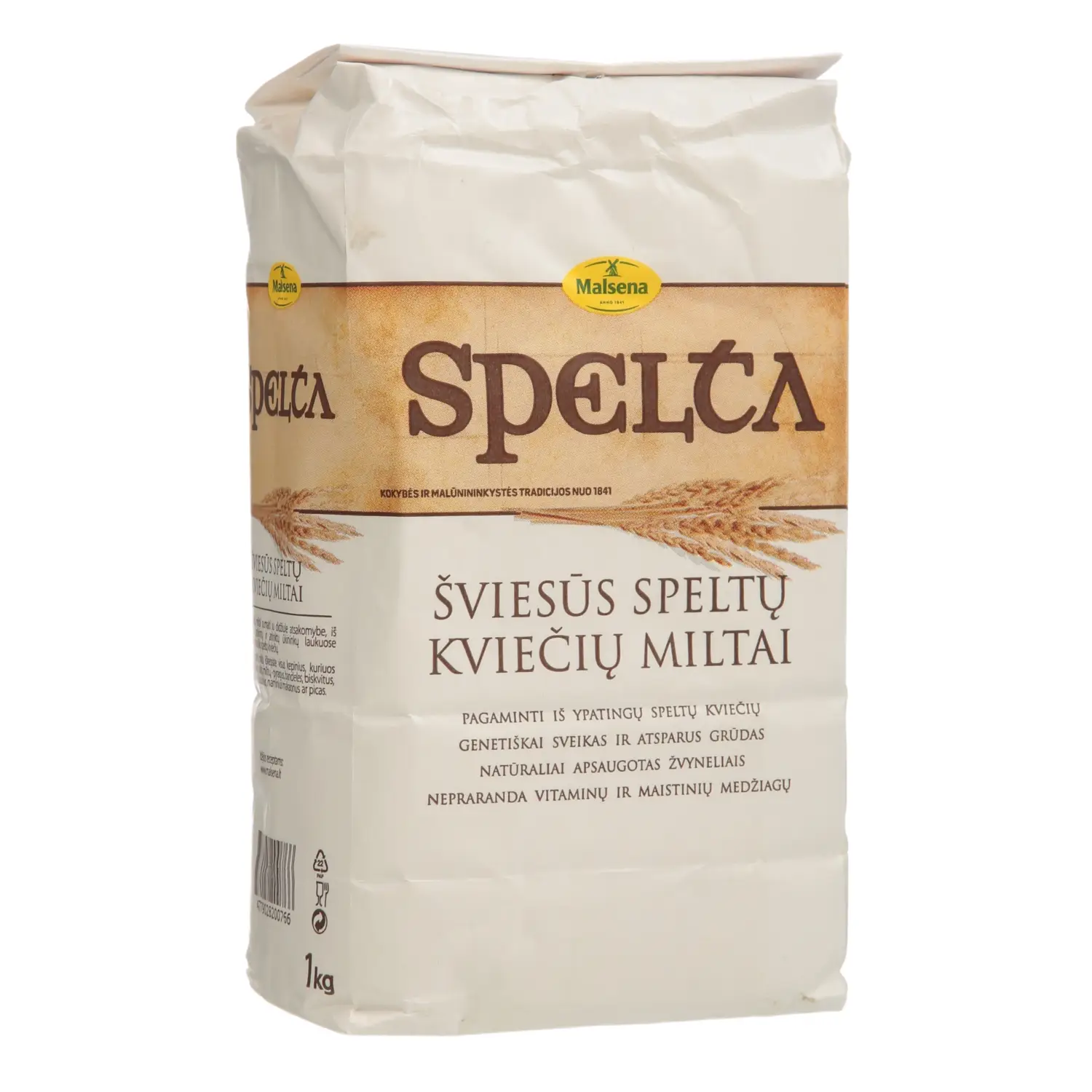 Šviesūs kvietiniai miltai SPELTA, 1 kg