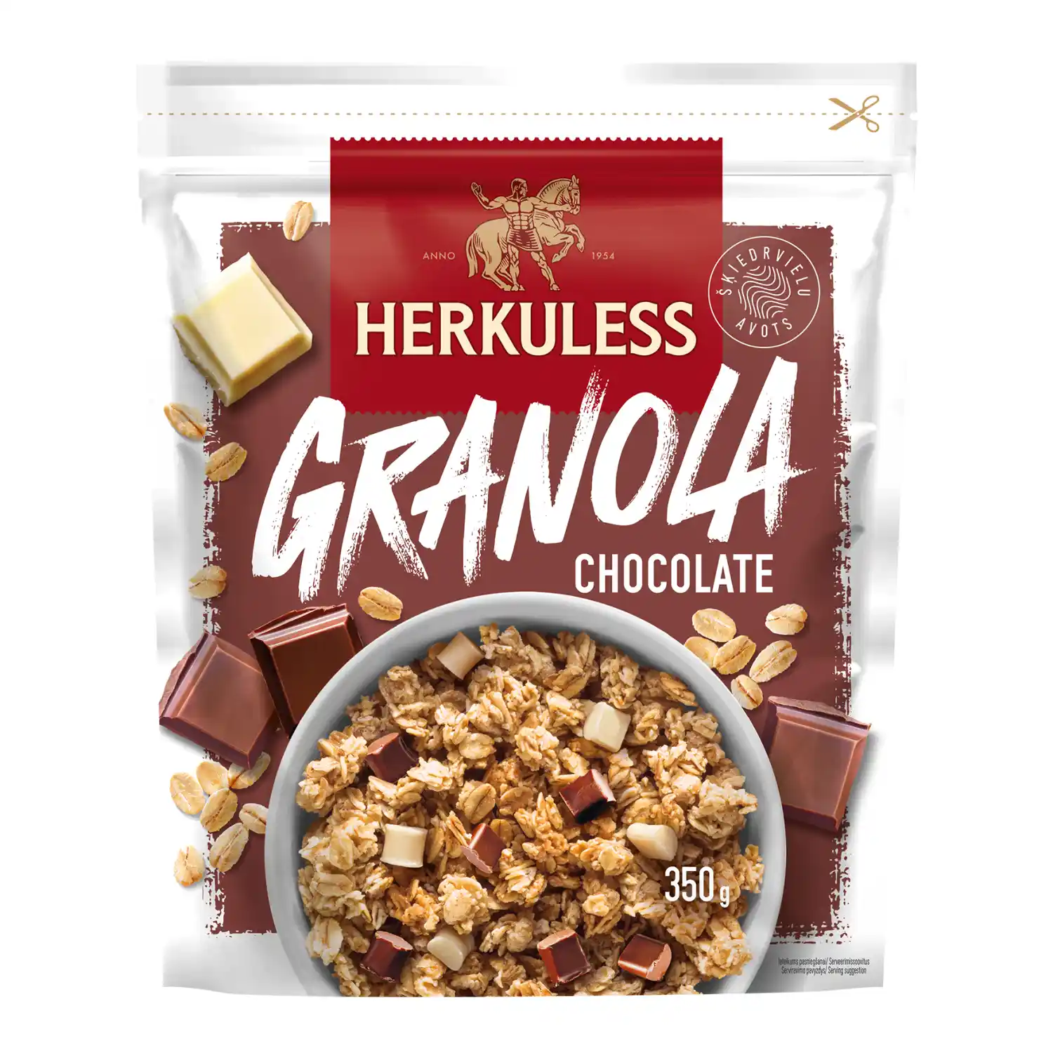 Granola musli Herkuless ar šokolādi 350g