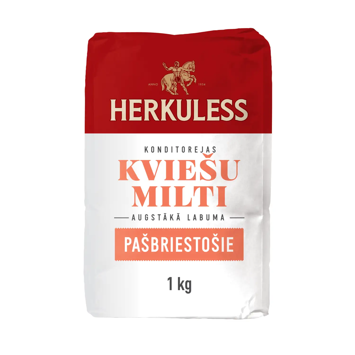Kviešu milti Herkuless pašbriestošie 1kg
