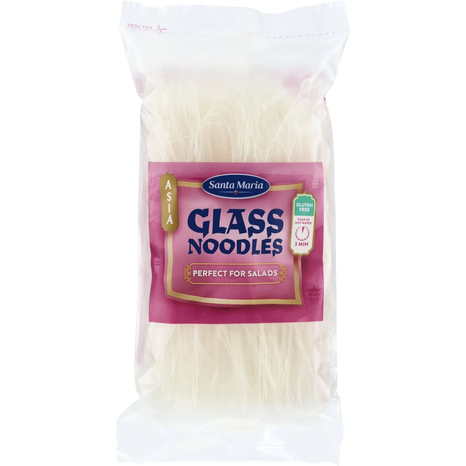 Stikliniai makaronai SANTA MARIA, 100g