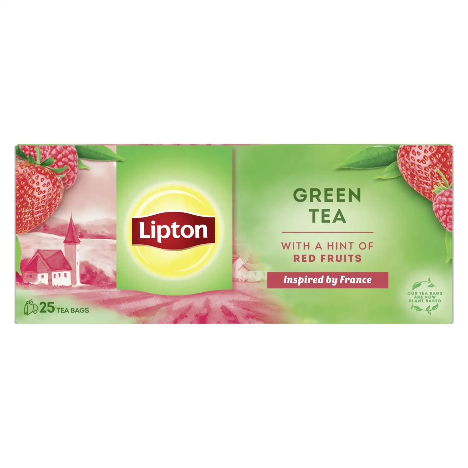 Tee roheline punaste marjade Lipton 20x1,75g