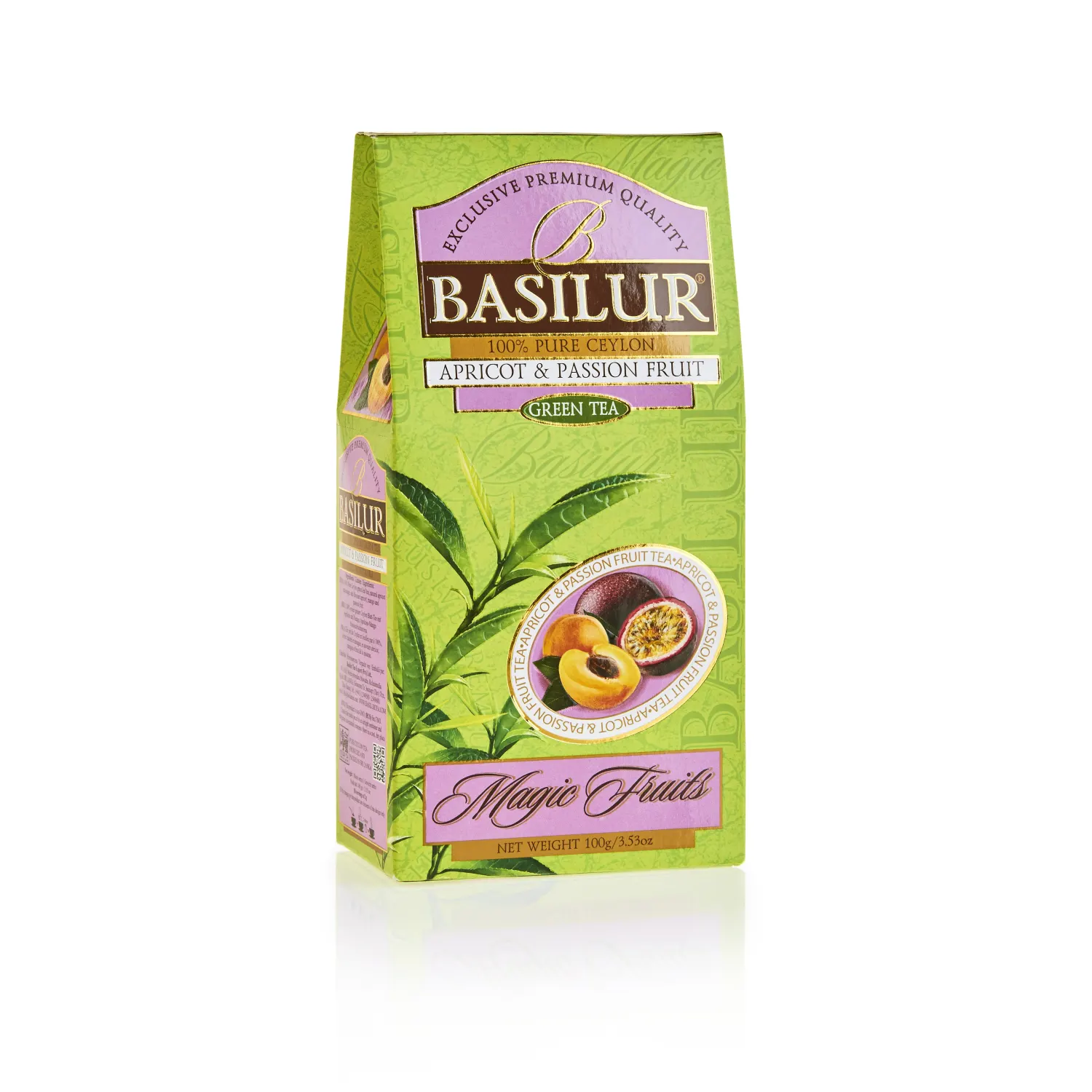 Zaļā tēja apricot&passion fruit 100g