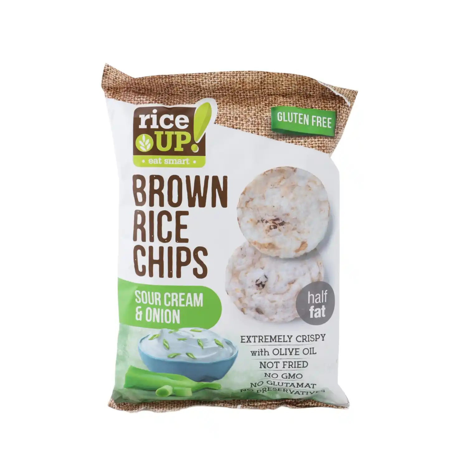 Riisikrõpsud hapukoore ja sibula Rice Up 60g