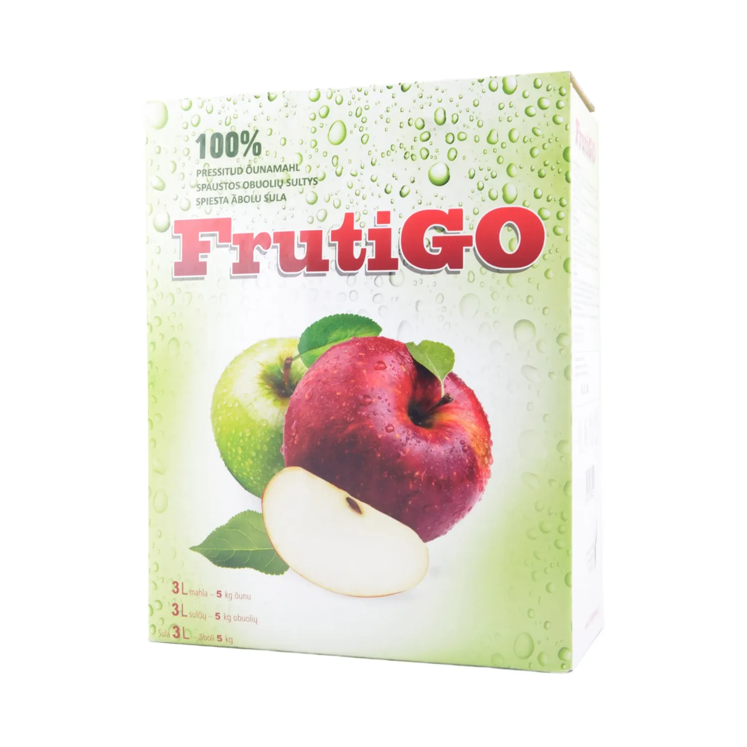 Sula ābolu Fruti Go 100% 3l