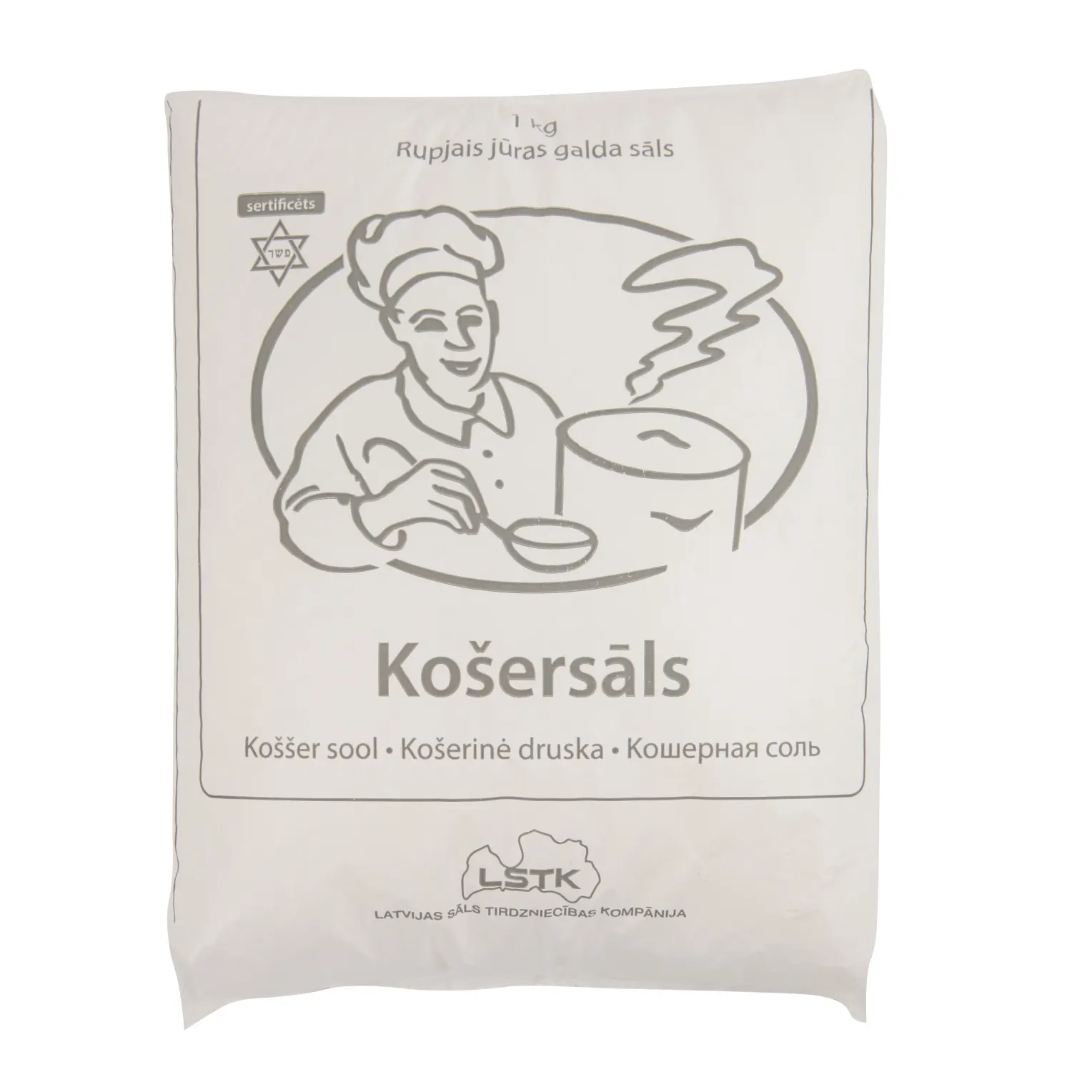 Galda sāls Košersāls rupjais 1kg