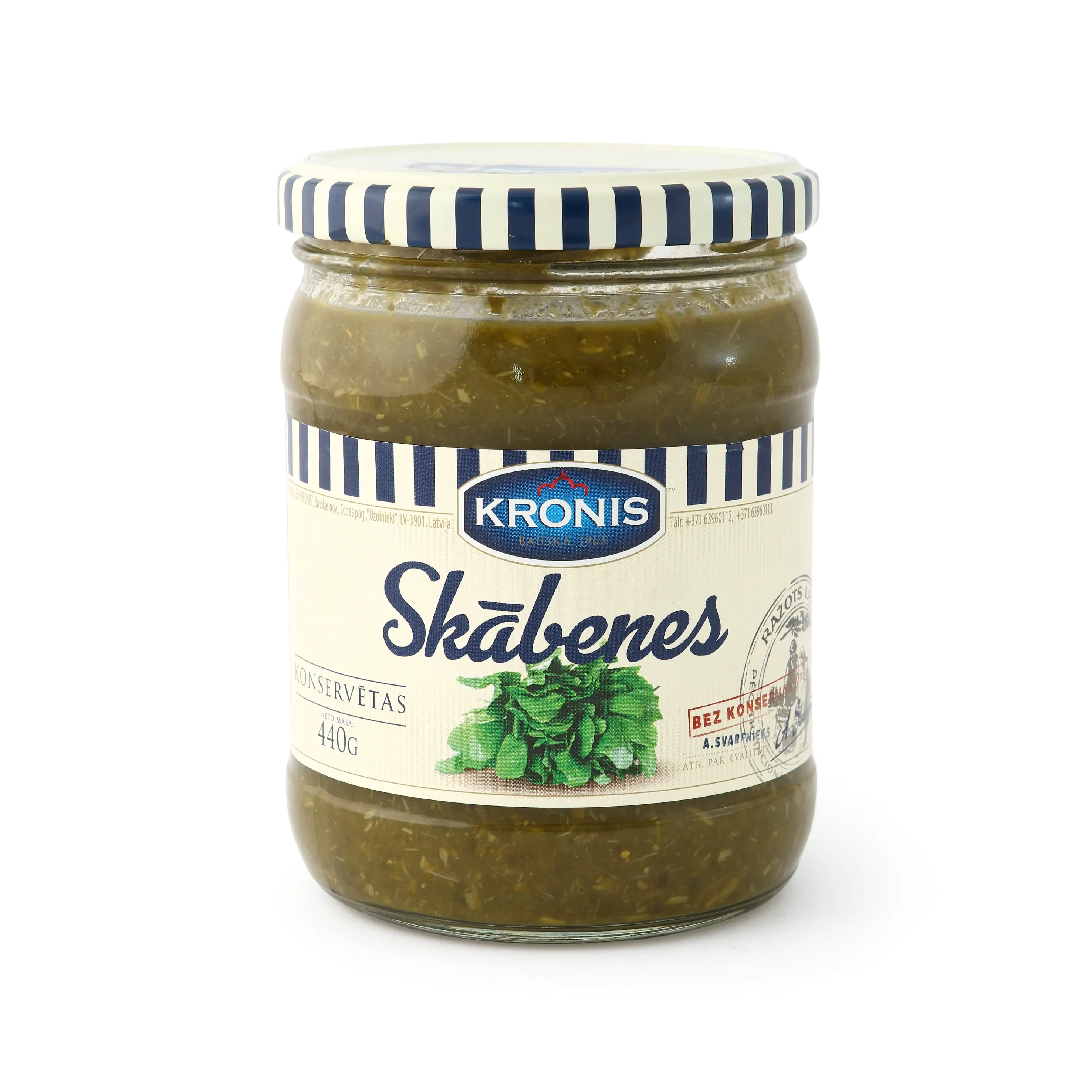 Konservētas skābenes Kronis 440g
