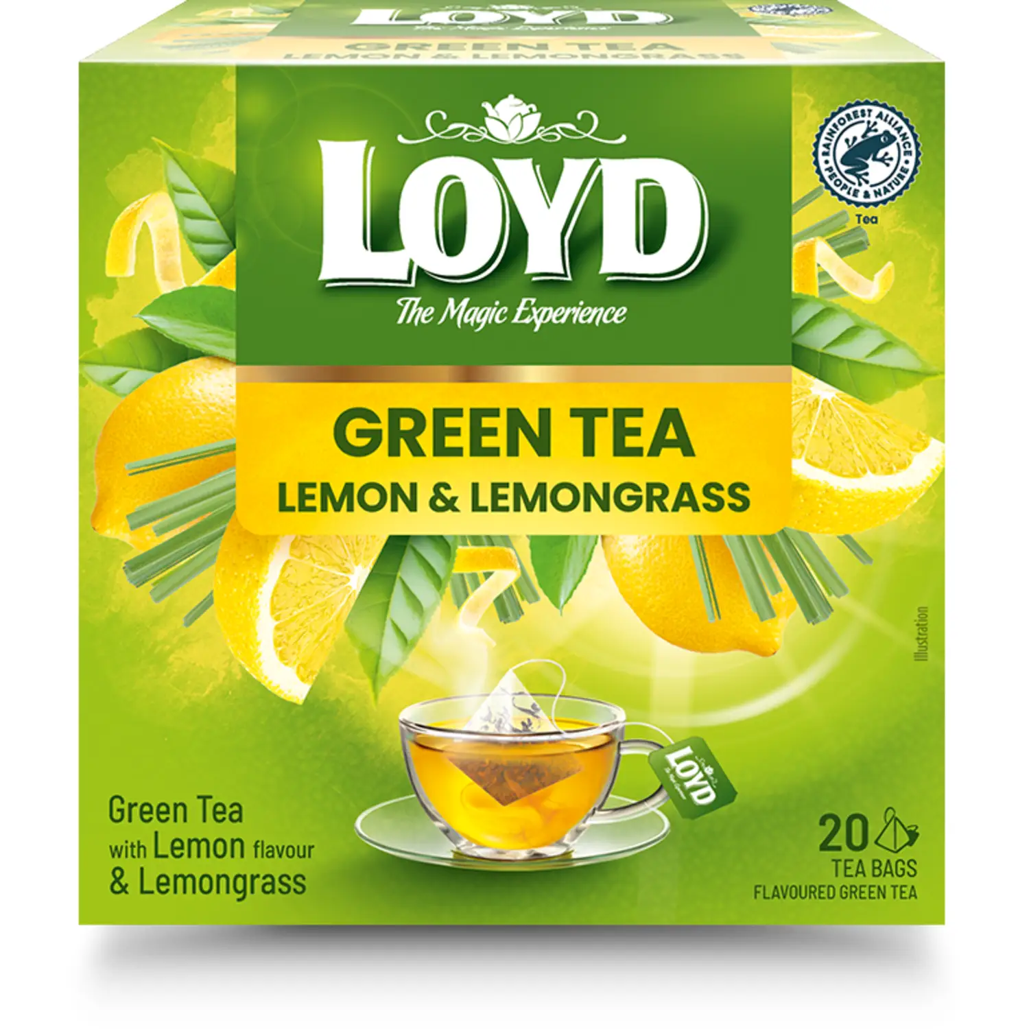 Tee roh.sidruni ja sidrunheinaga Loyd 20x1,5g