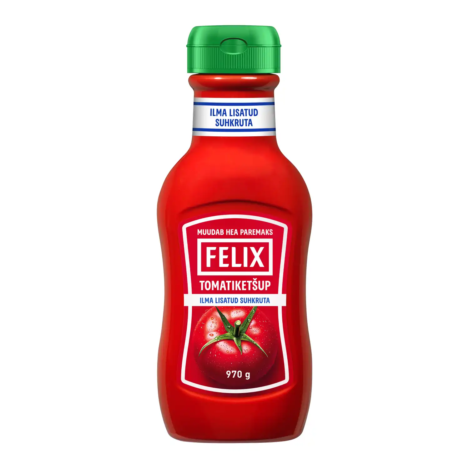 Tomatiketšup ilma lisatud suhkruta Felix 970g