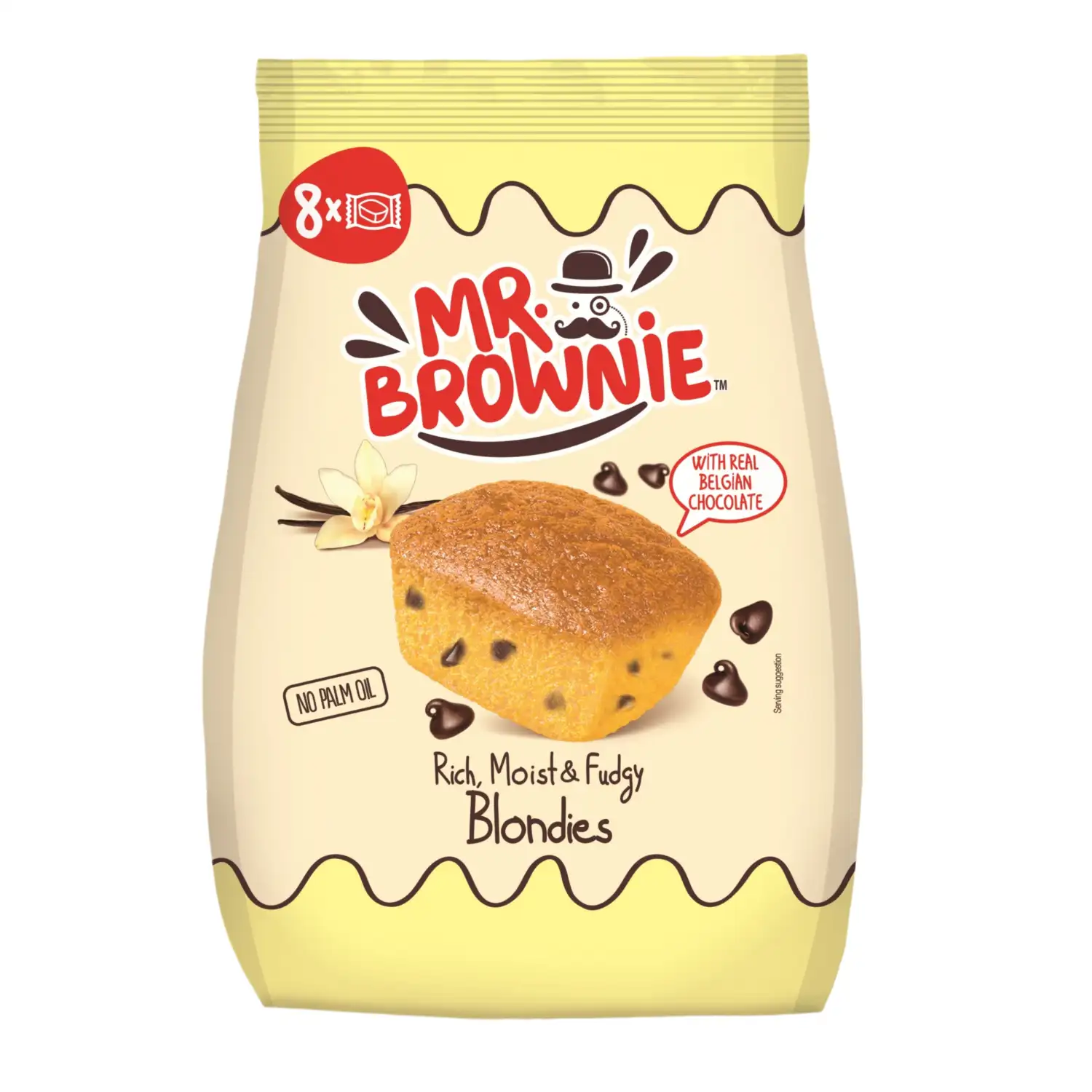 Van. keksiuk. su belg. šok. MR BROWNIE, 200 g