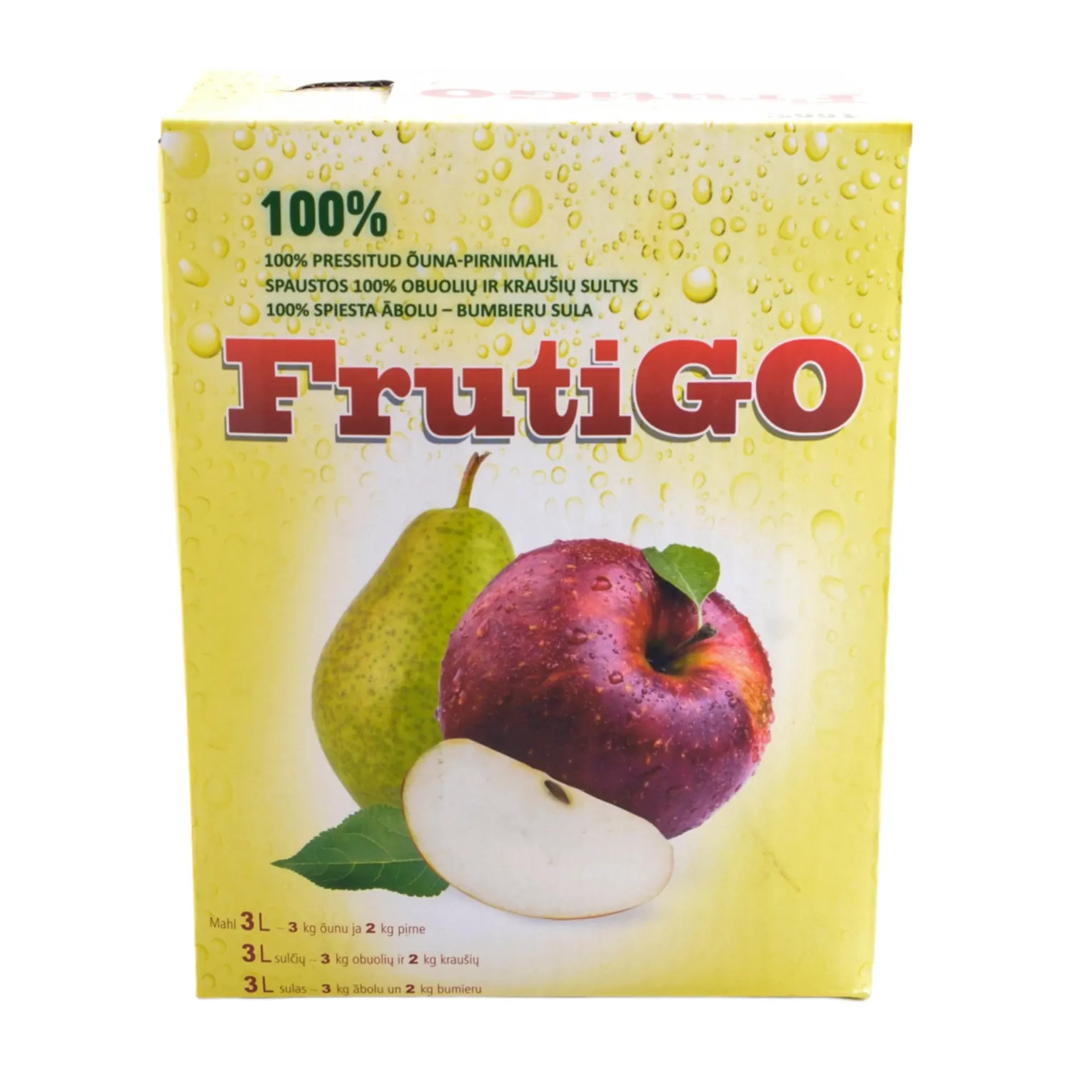 Sula ābolu bumbieru 100% 3l