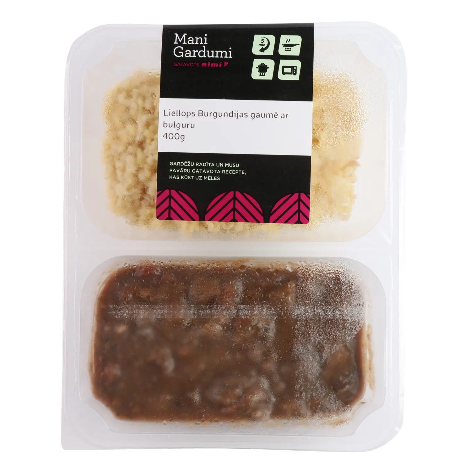 Liellops Burgundijas gaumē ar bulguru 400g
