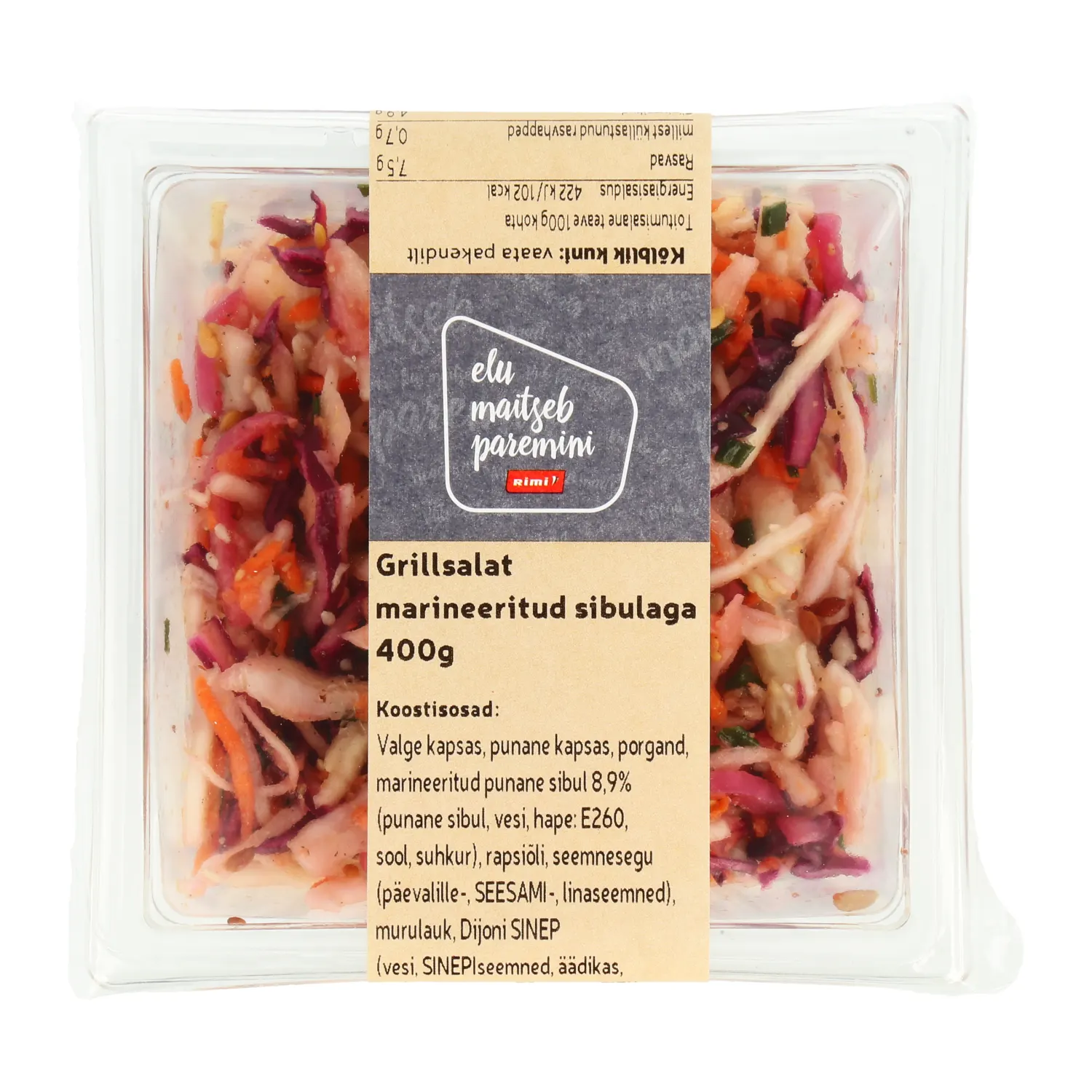 Grillsalat marineeritud sibulaga 400g