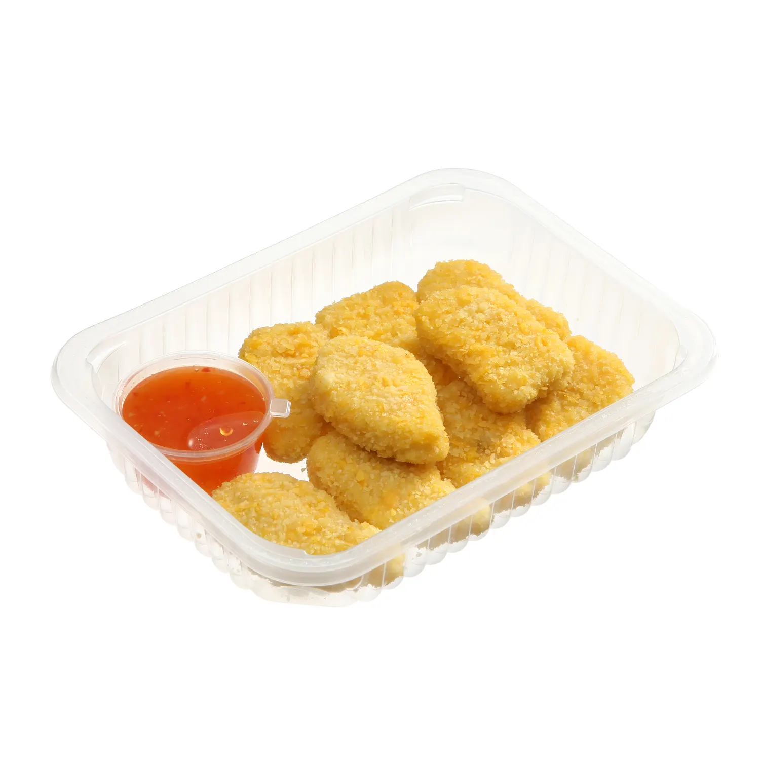Vištienos NUGGETS su saldž. padažu, 200 g