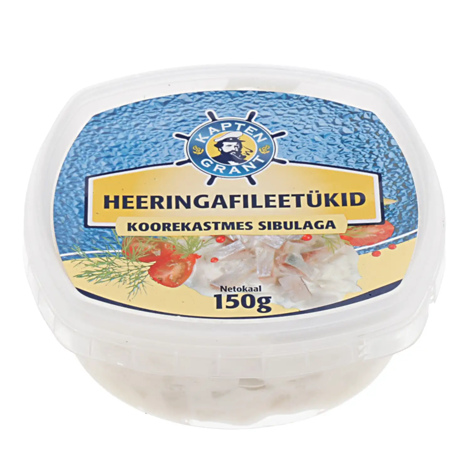 Heer.fil.tükid koore-sibula Kapten Grant 150g