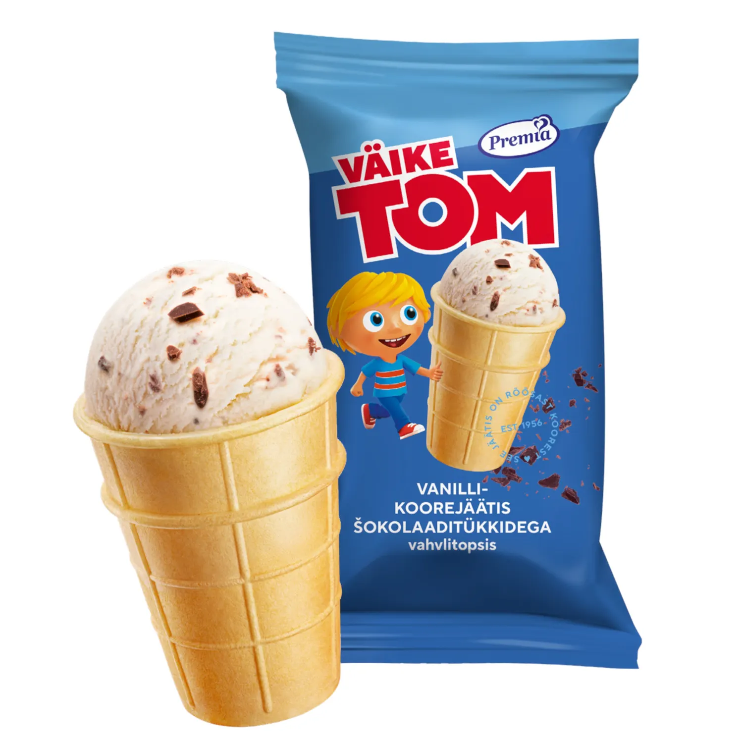 Vahvlitops vanil-šok.tk. Väike Tom 125ml