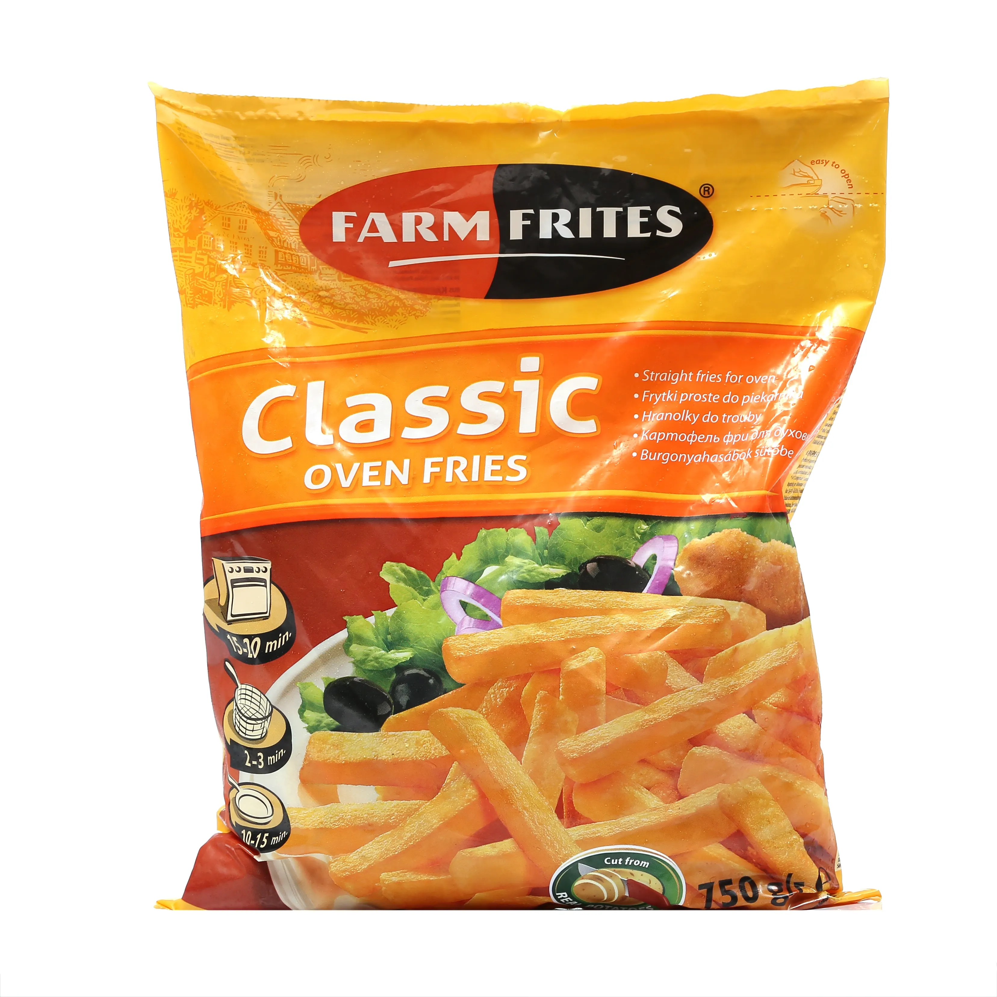 Kartupeļi frī Farmfrites taisni sald. 750g