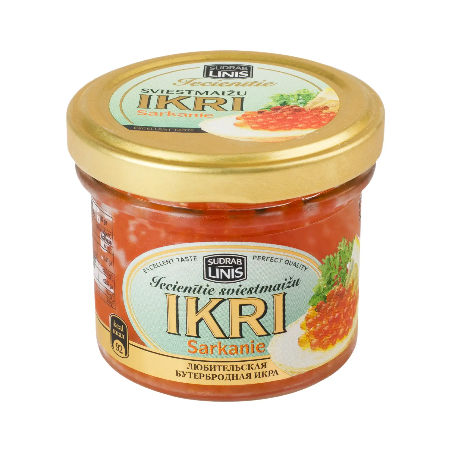 Mākslīgie ikri Iecienītie sarkanie 100g