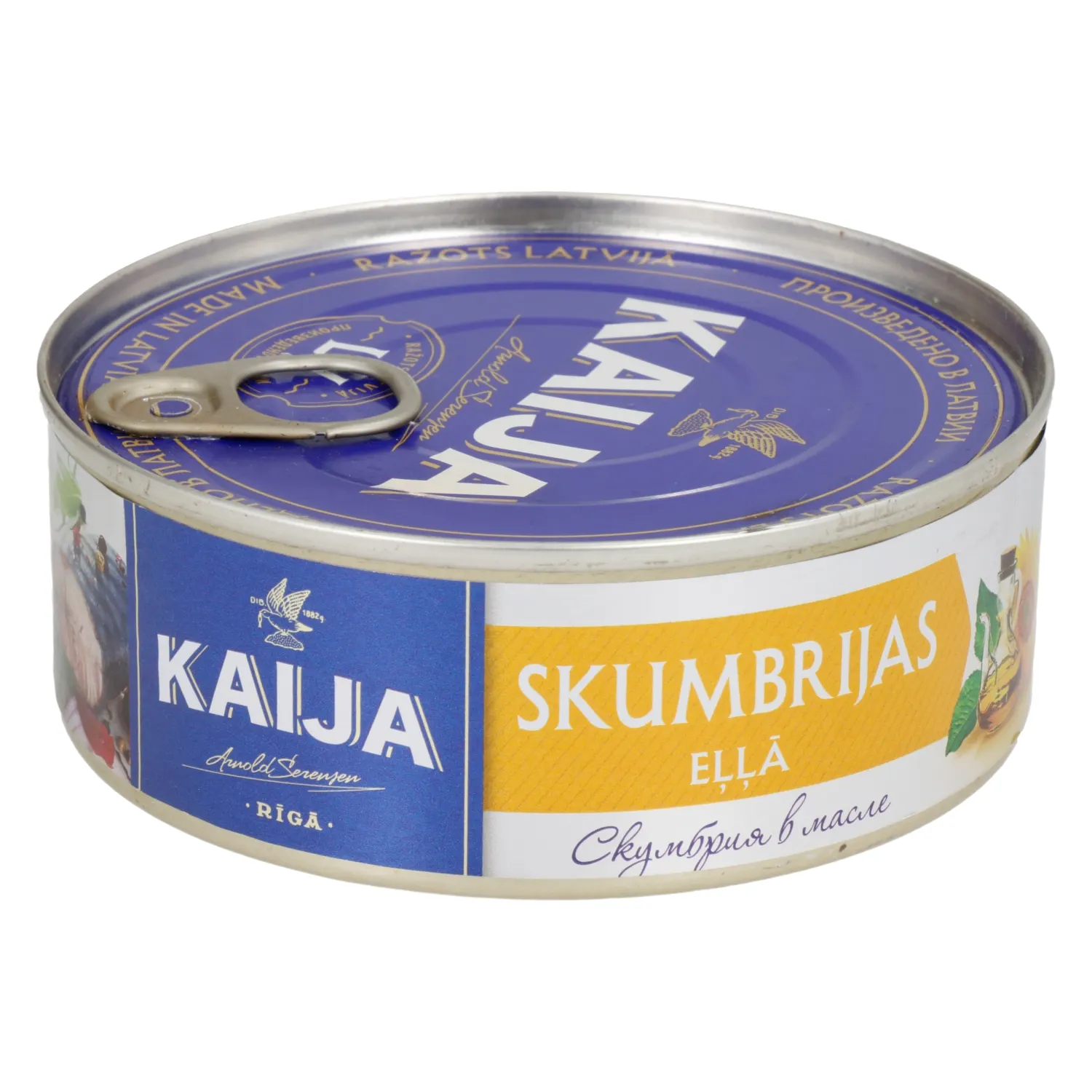 Skumbria õlis Kaija 240g/144g