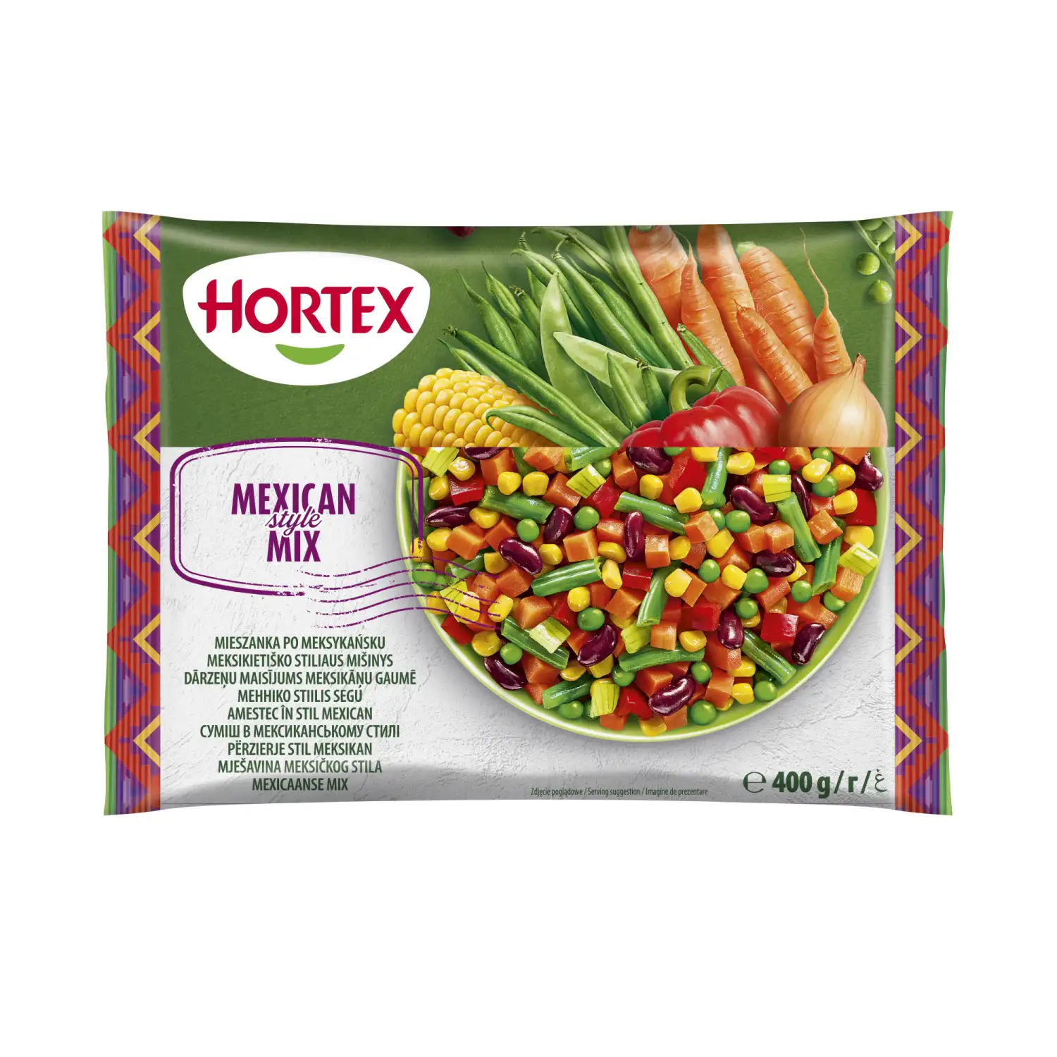 Dārzeņi Hortex mix mehiko 400g