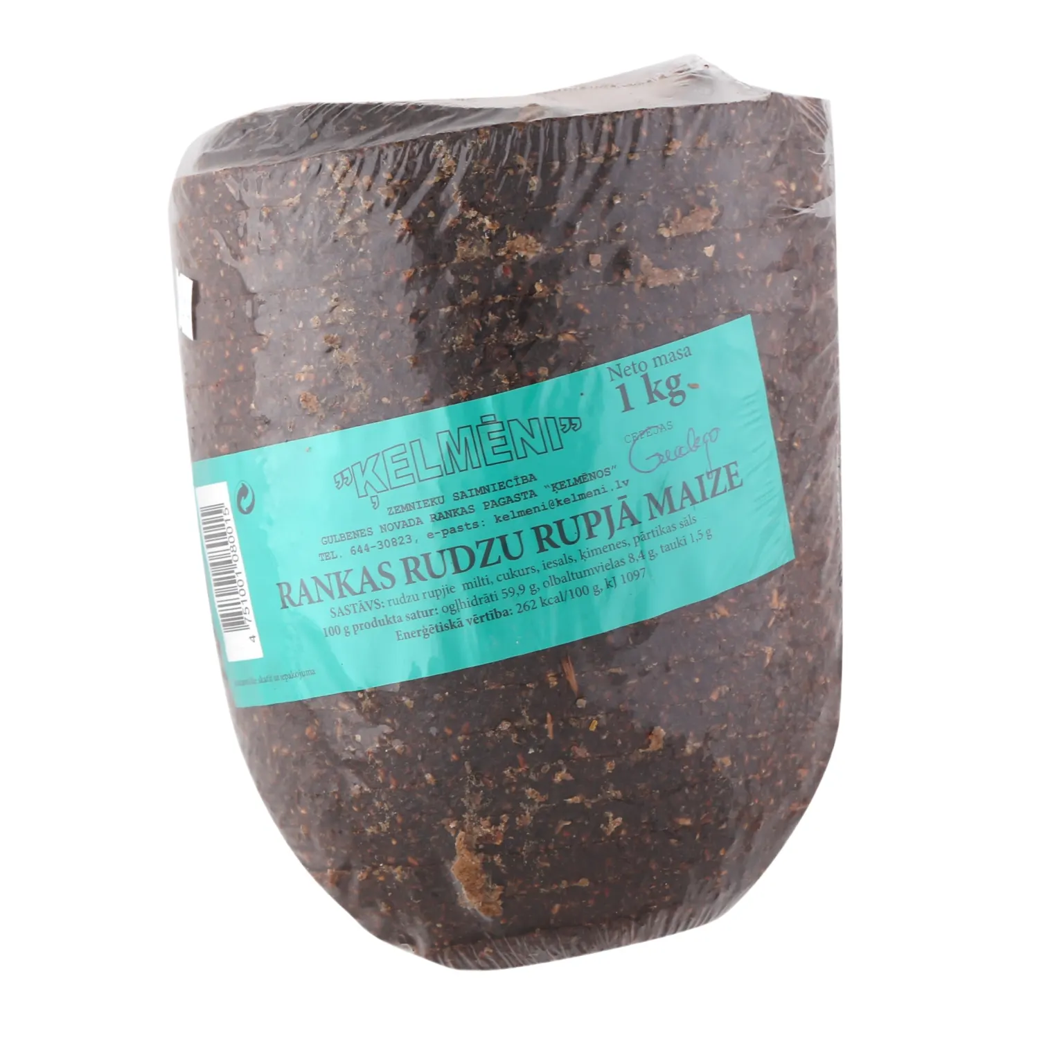 Rudzu maize Ķelmēni sagriezta 1kg