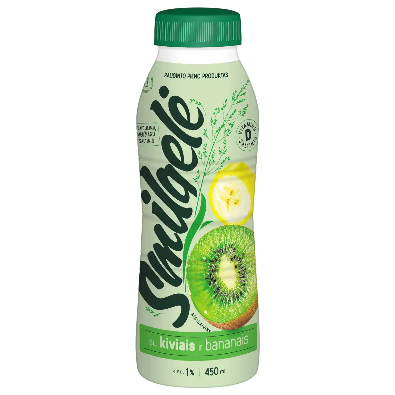 R. pieno prod. SMILGELĖ su kiv. ban., 450 ml