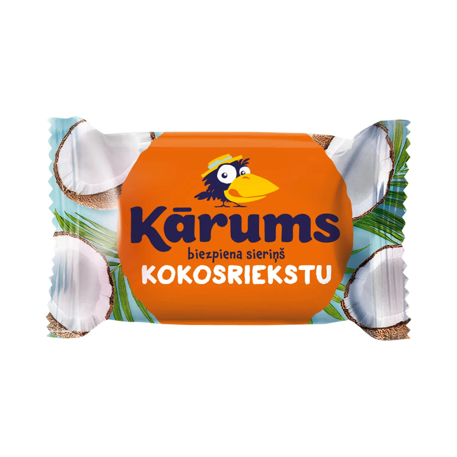 Varškės sūrelis su kokosais KARUMS, 45 g