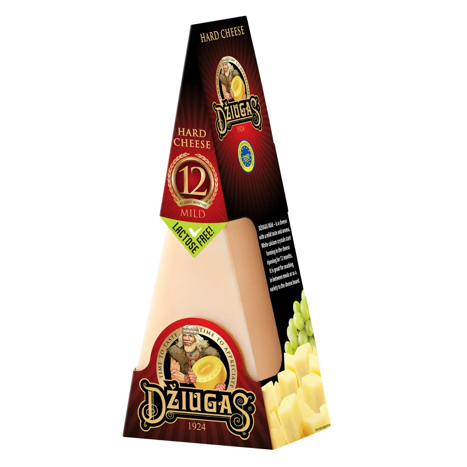 Juust kõva 12 kuud Džiugas 40% 180g