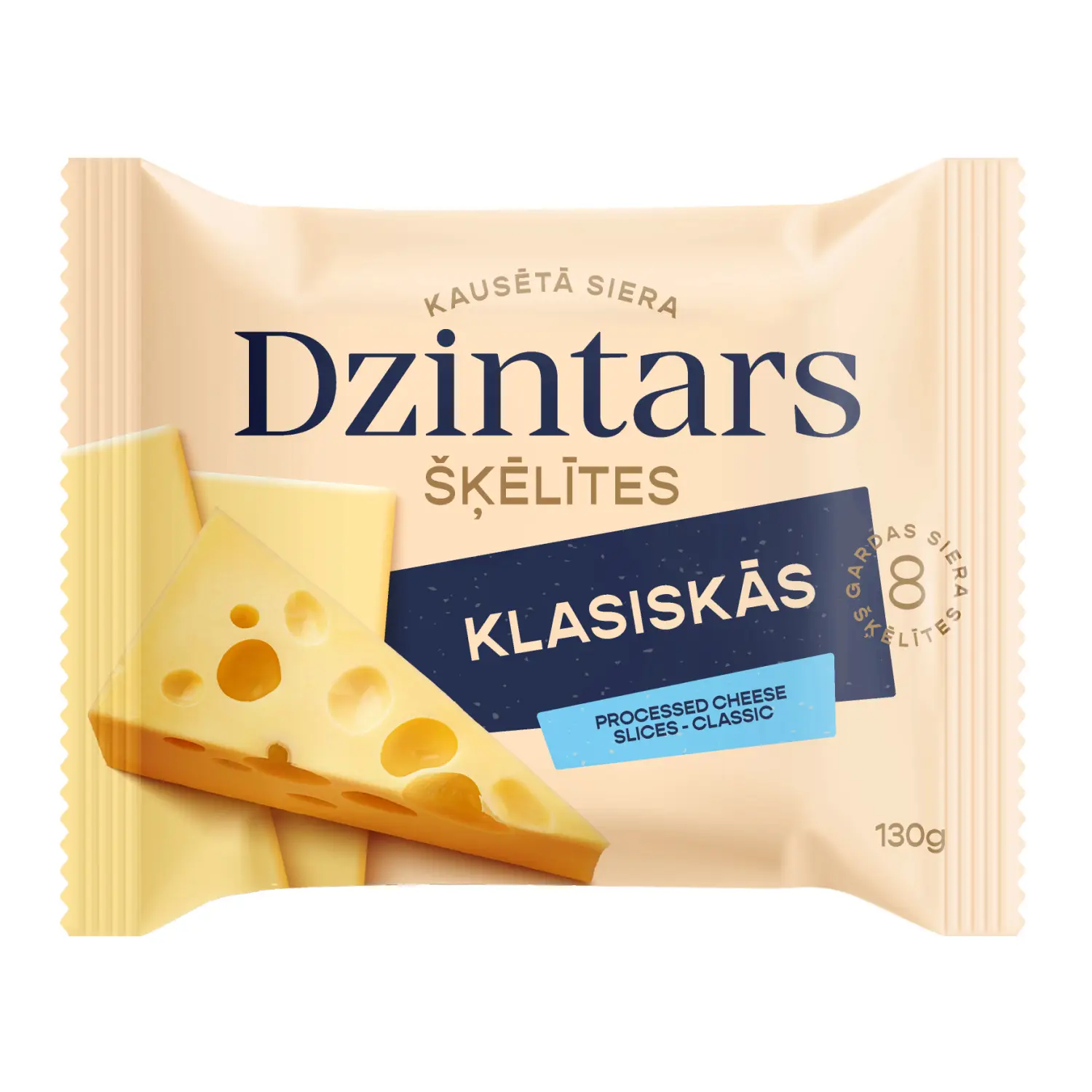 Kaus. siers Dzintars klasiskais šķ. 130g